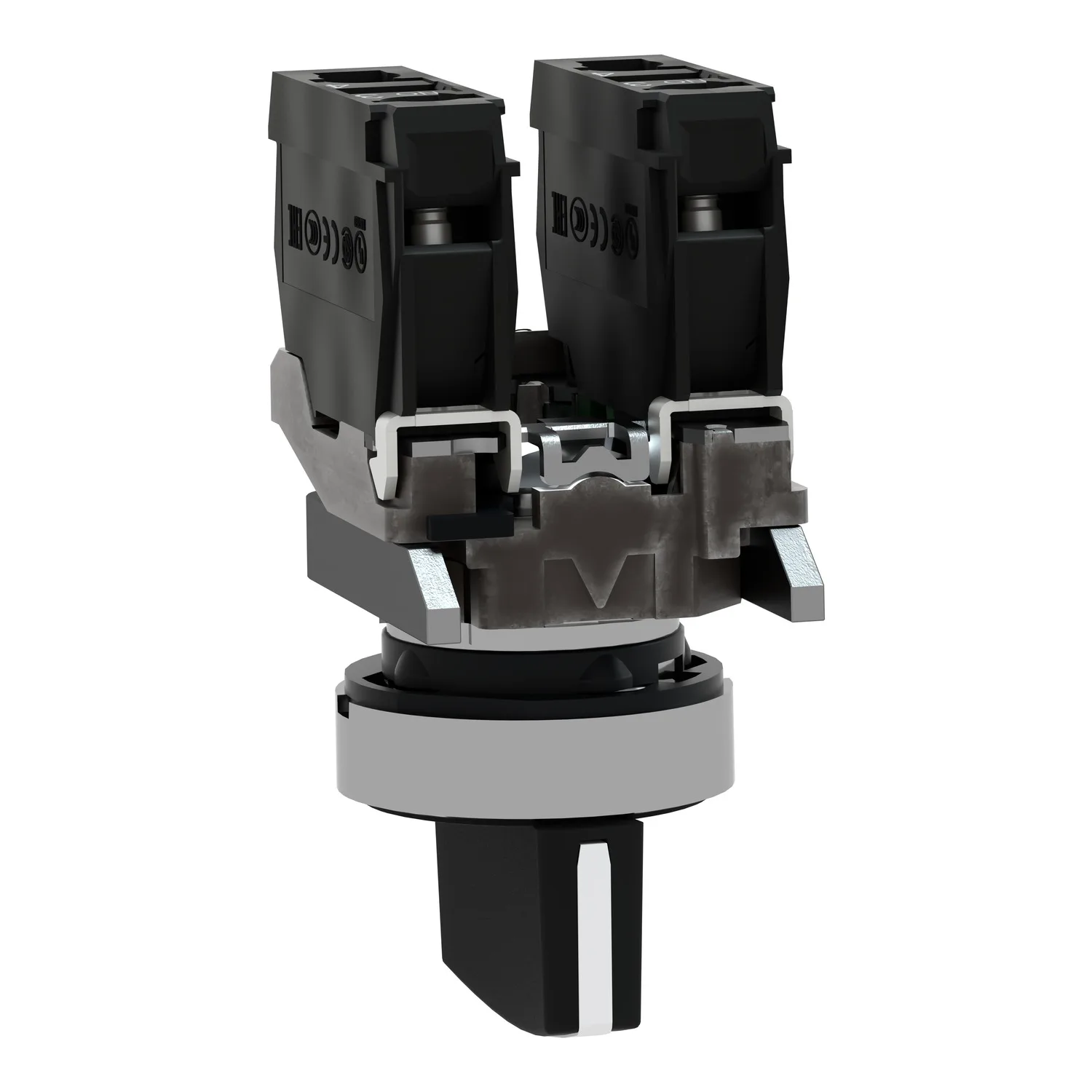 XB4BD53 - Şalter: döner; 22mm; NO x2; siyah; yok; 3A/240VAC; 0.55A/125VDC - 4