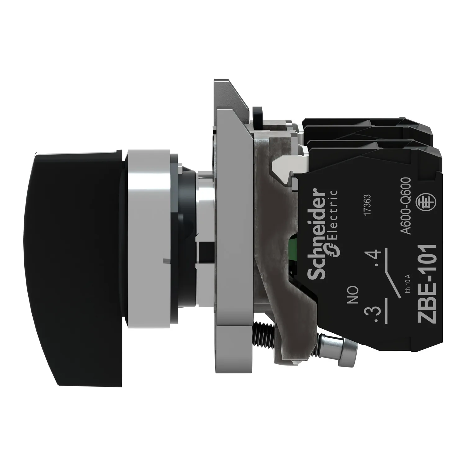 XB4BJ33 - Şalter: döner; 22mm; NA x2; siyah; yok; 3A/240VAC; 0.55A/125VDC - 5