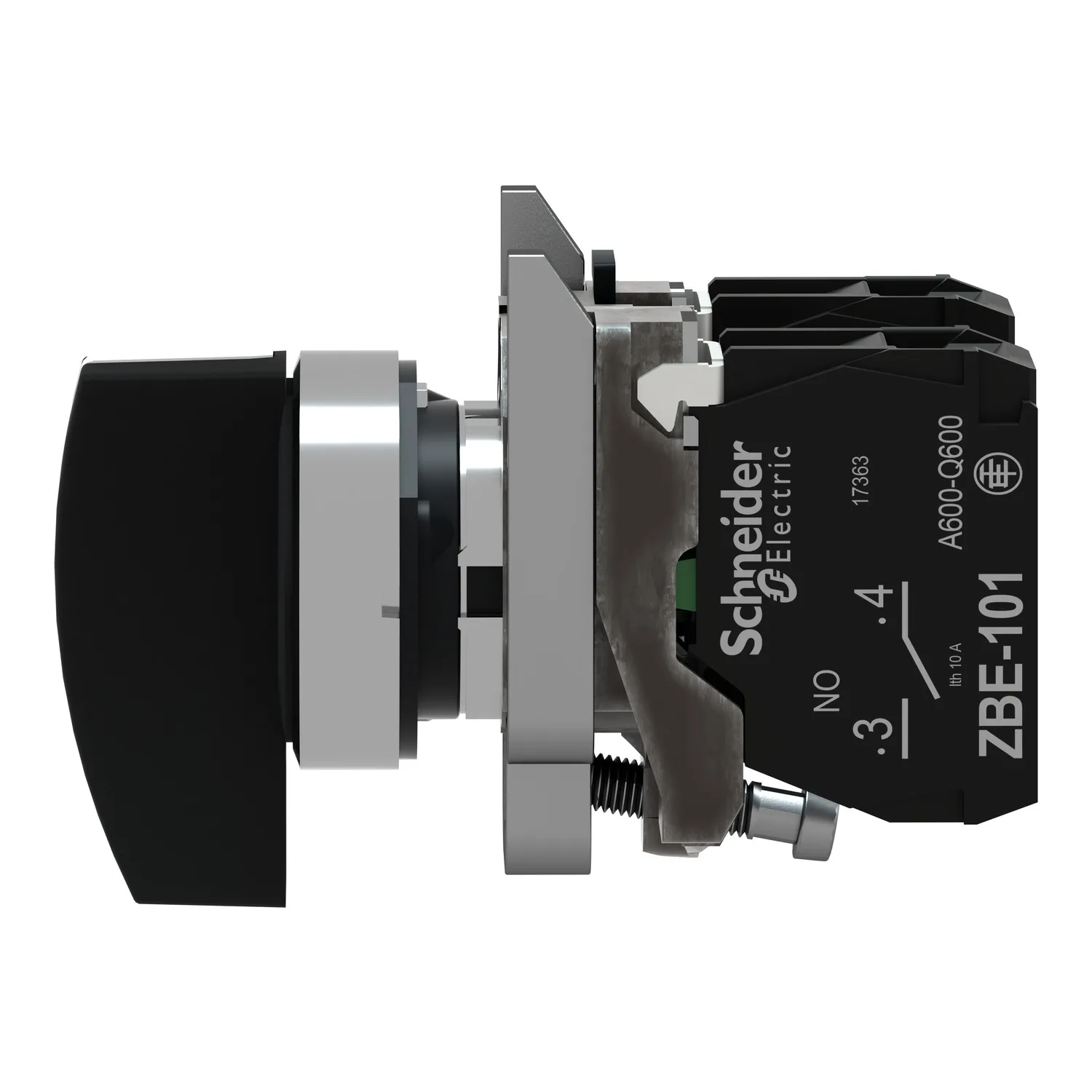 XB4BJ53 - Şalter: döner; 22mm; NA x2; siyah; yok; 3A/240VAC; 0.55A/125VDC - 4