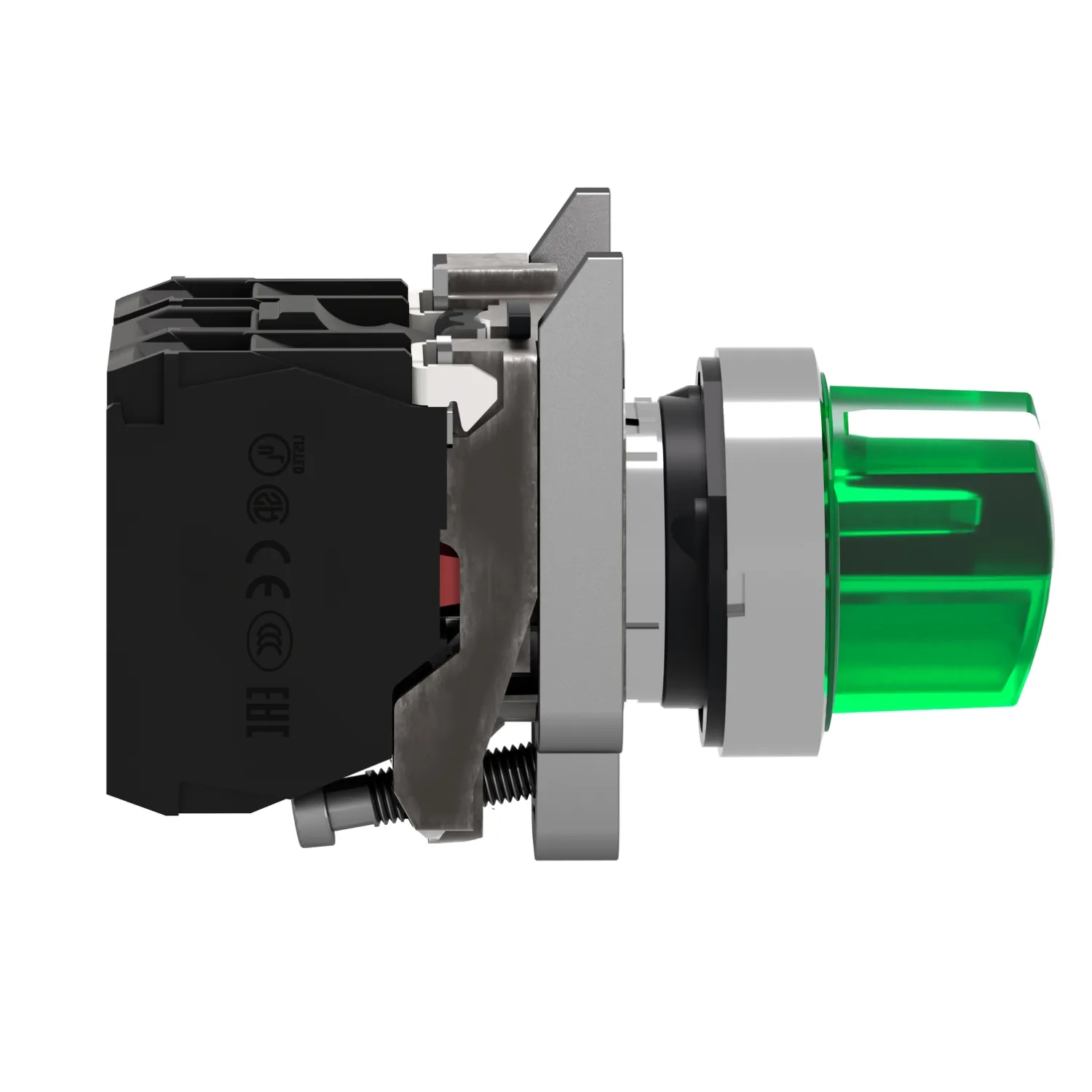XB4BK123B5 - Anahtar: döner; 22mm; Sabit poz: 2; NK + NA; yeşil; LED; 24V; IP66 - 2