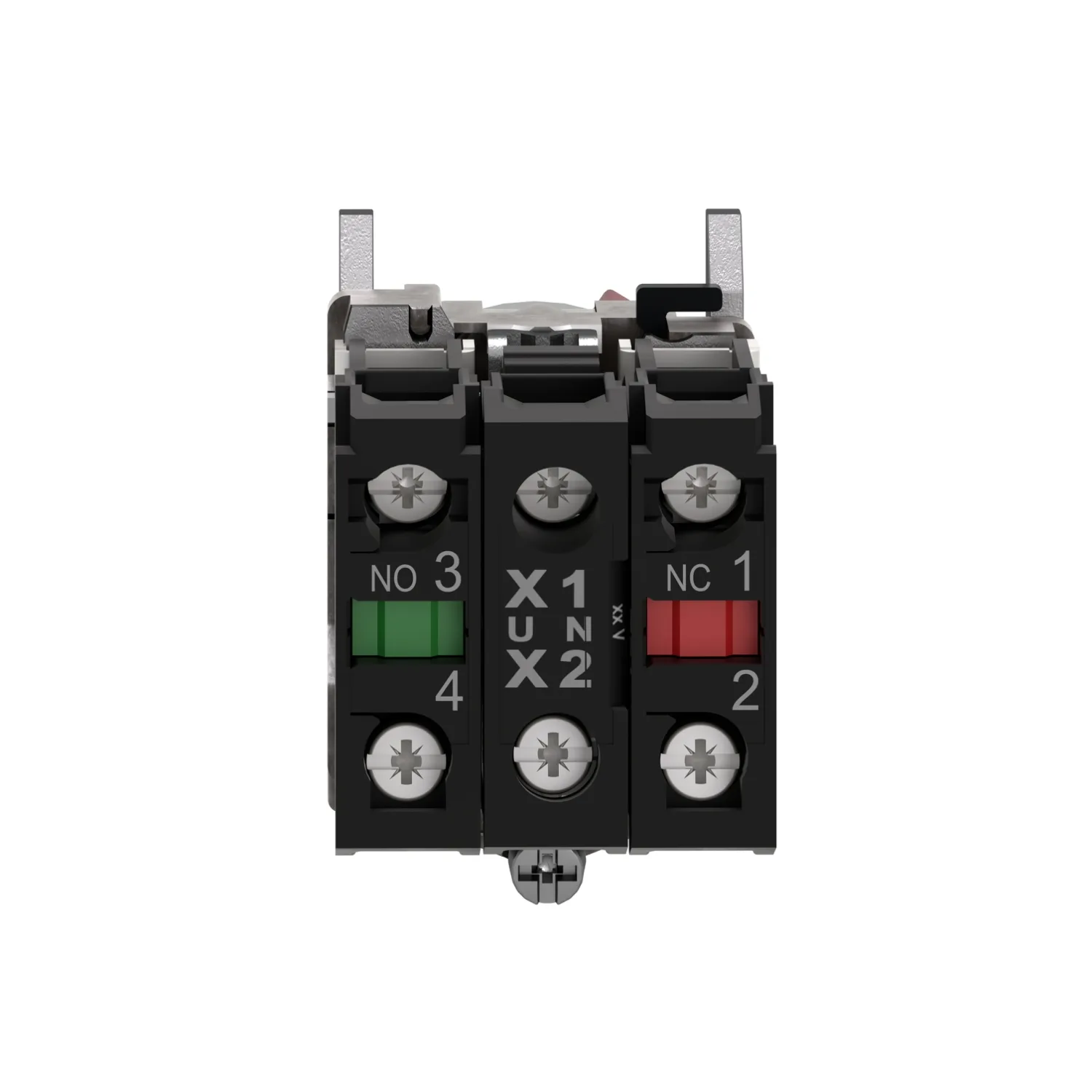 XB4BK124M5 - Şalter: döner; 22mm; Sabit poz: 2; NC + NO; kırmızı; LED; 230V; IP66 - 4