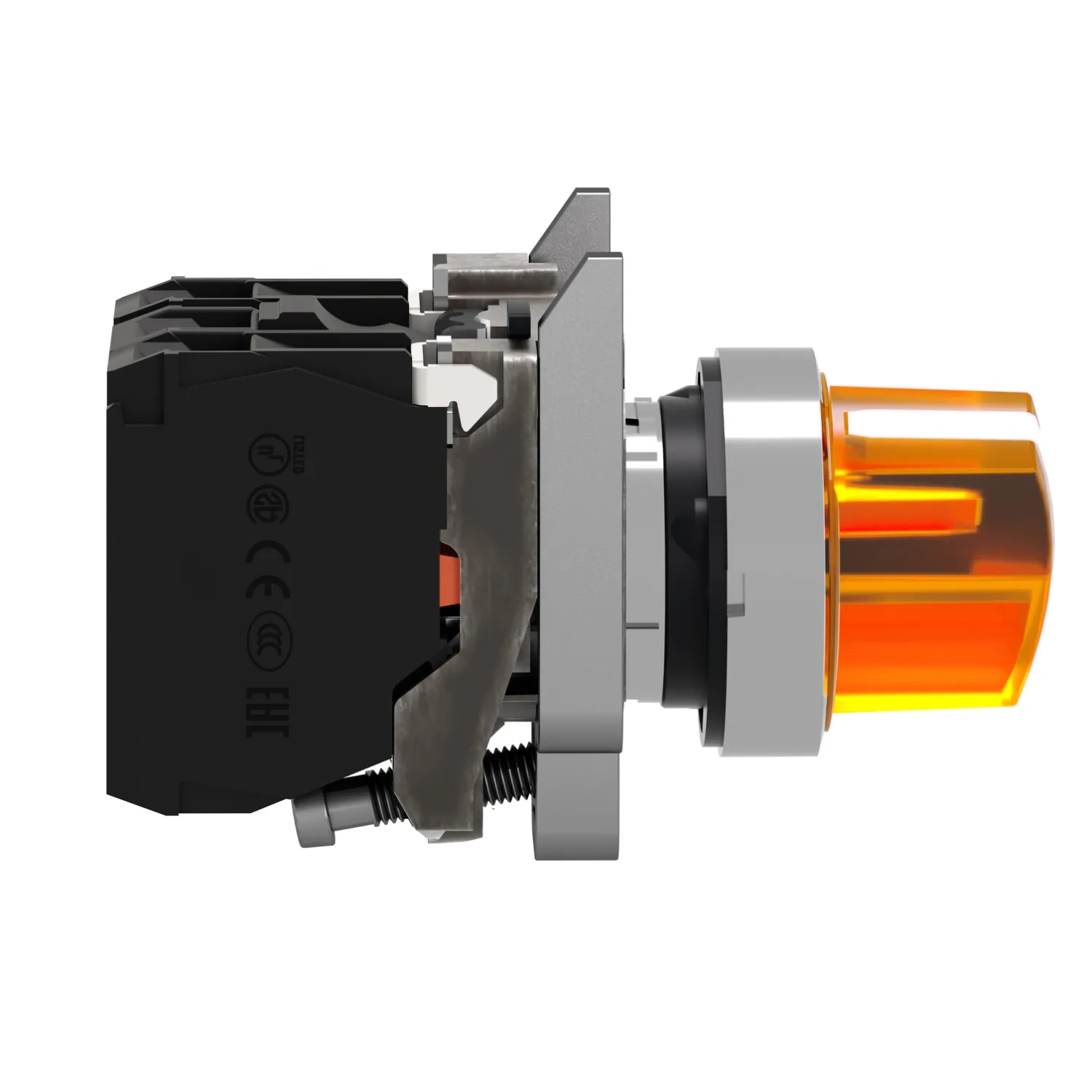 XB4BK125B5 - Şalter: döner; 22mm; Sabit poz: 2; NC + NO; turuncu; LED; 24V; IP66 - 2