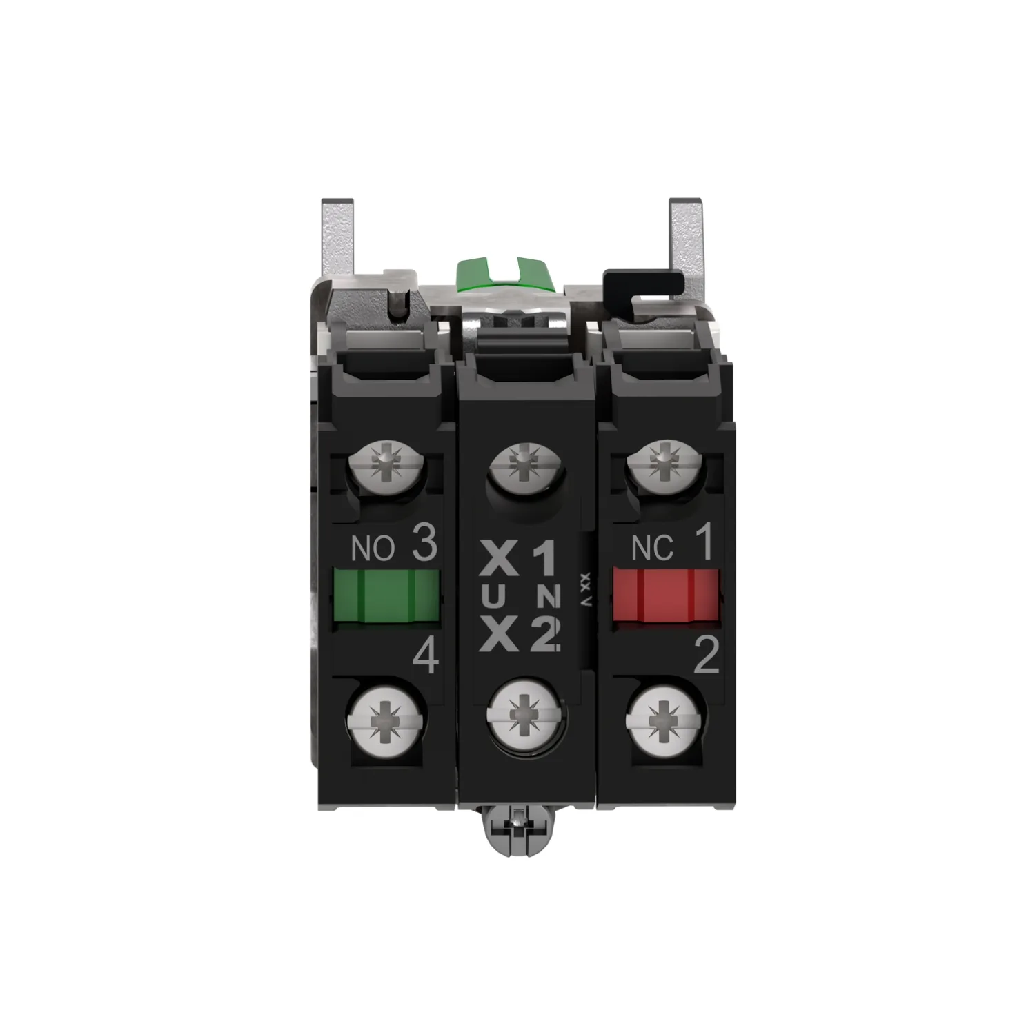 Switch: rotary; 22mm; Stabl.pos: 3; NC + NO; green; LED; 230V; IP66 - 2