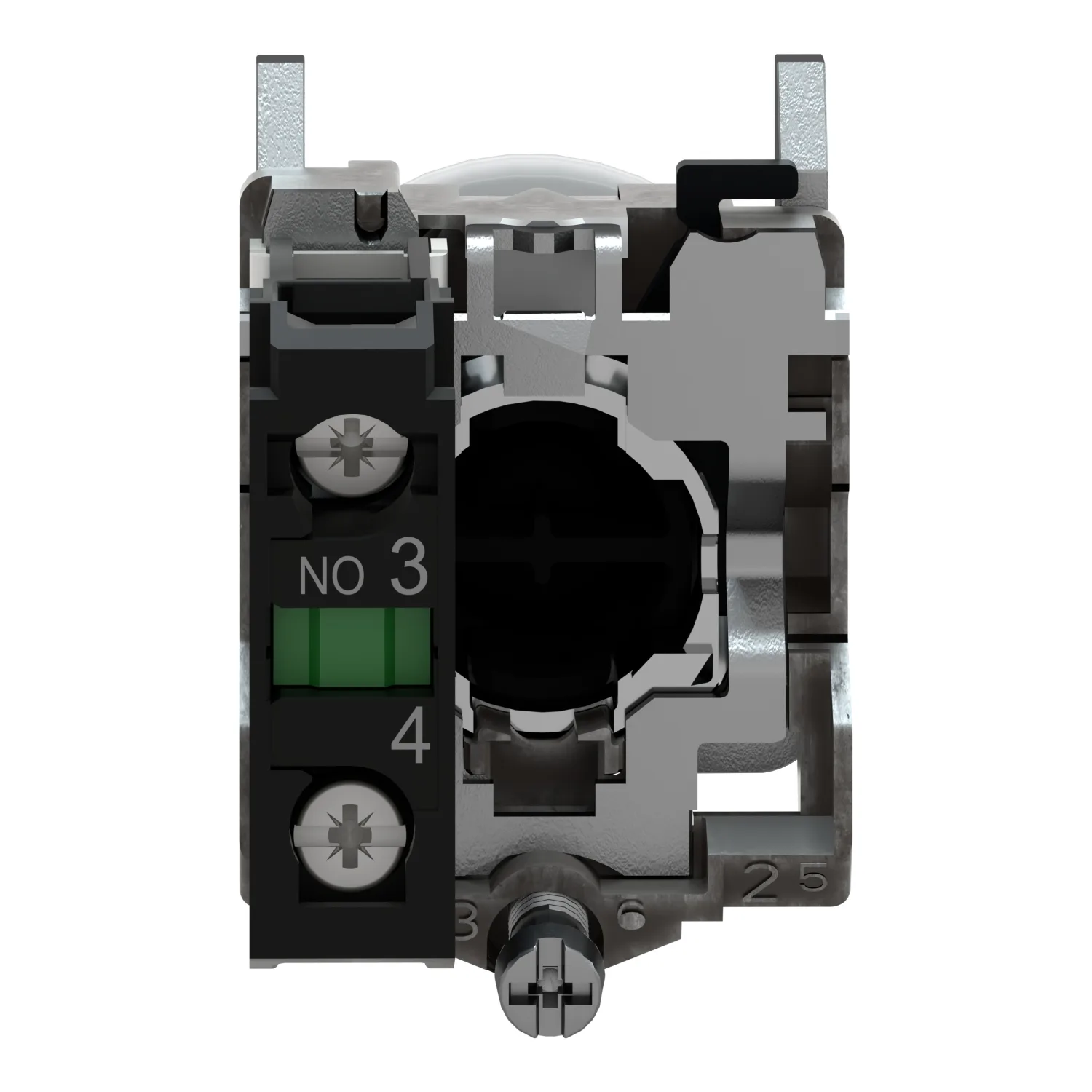 XB4BP21 - Anahtar: basmalı buton; 22mm; NO; siyah; yok; 3A/240VAC; 0.55A/125VDC - 5