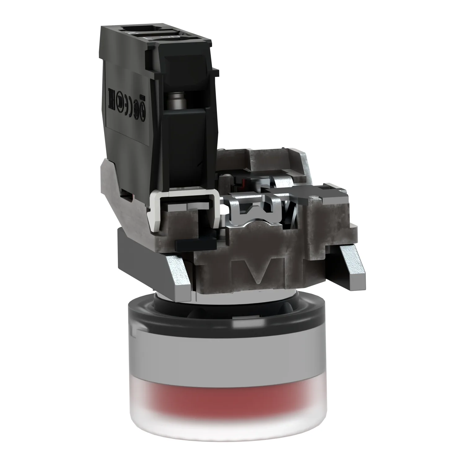 Switch: push-button; 22mm; NC; red; none; 3A/240VAC; 0.55A/125VDC - 2