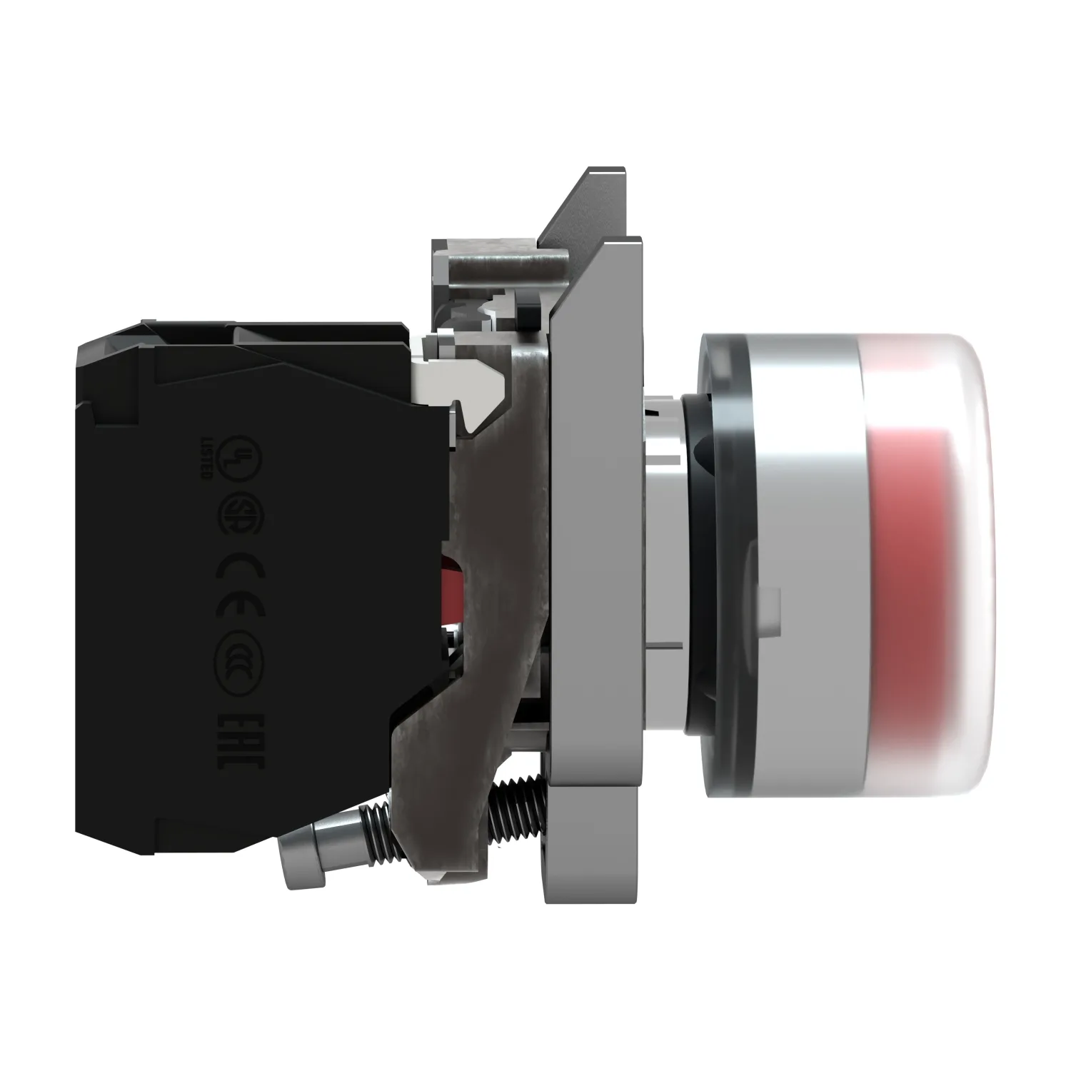 Switch: push-button; 22mm; NC; red; none; 3A/240VAC; 0.55A/125VDC - 4