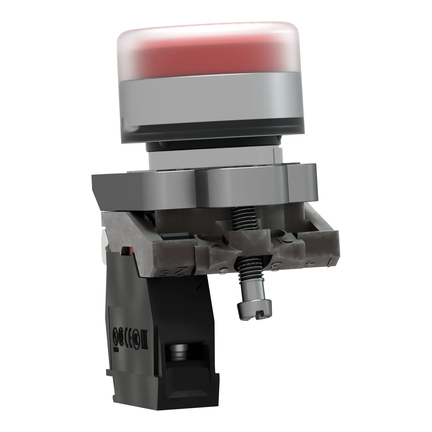 Schneider XB4BP42 - Switch: push-button; 22mm; NC; red; none; 3A/240VAC; 0.55A/125VDC