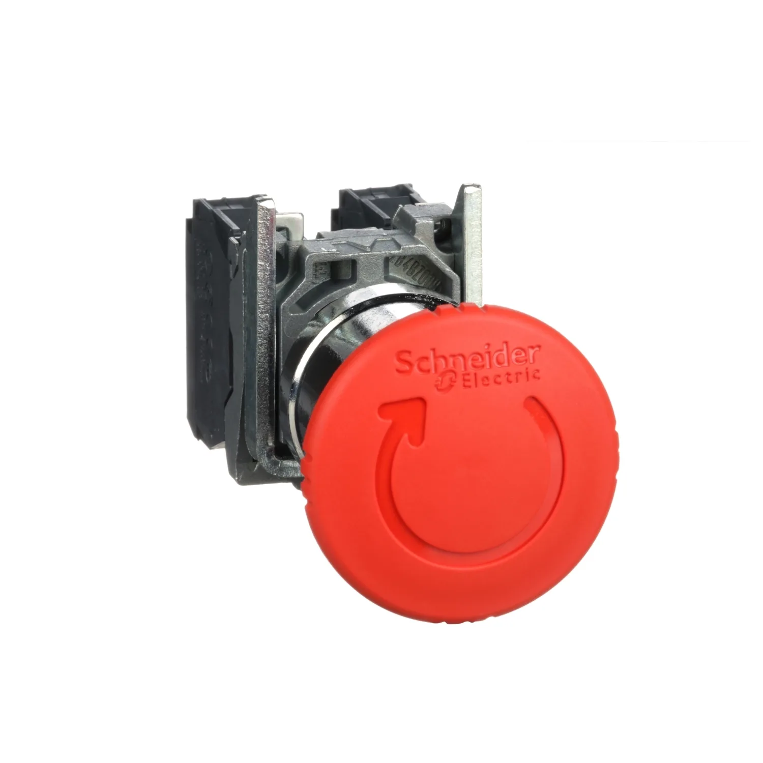 Schneider XB4BS8445 - Schalter: Sicherheits-; 22mm; Stab.Pos: 2; NC + NO; rot; Fehlen
