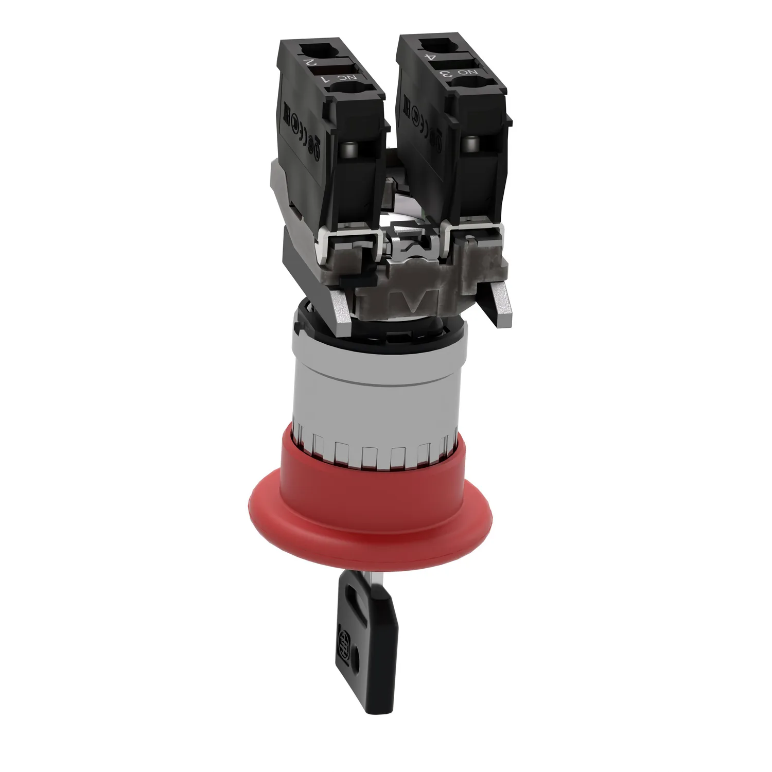 Schneider XB4BS9445 - Şalter: acil durdurma; 22mm; Sabit konm: 2; NC + NO; kırmızı; yok; IP66