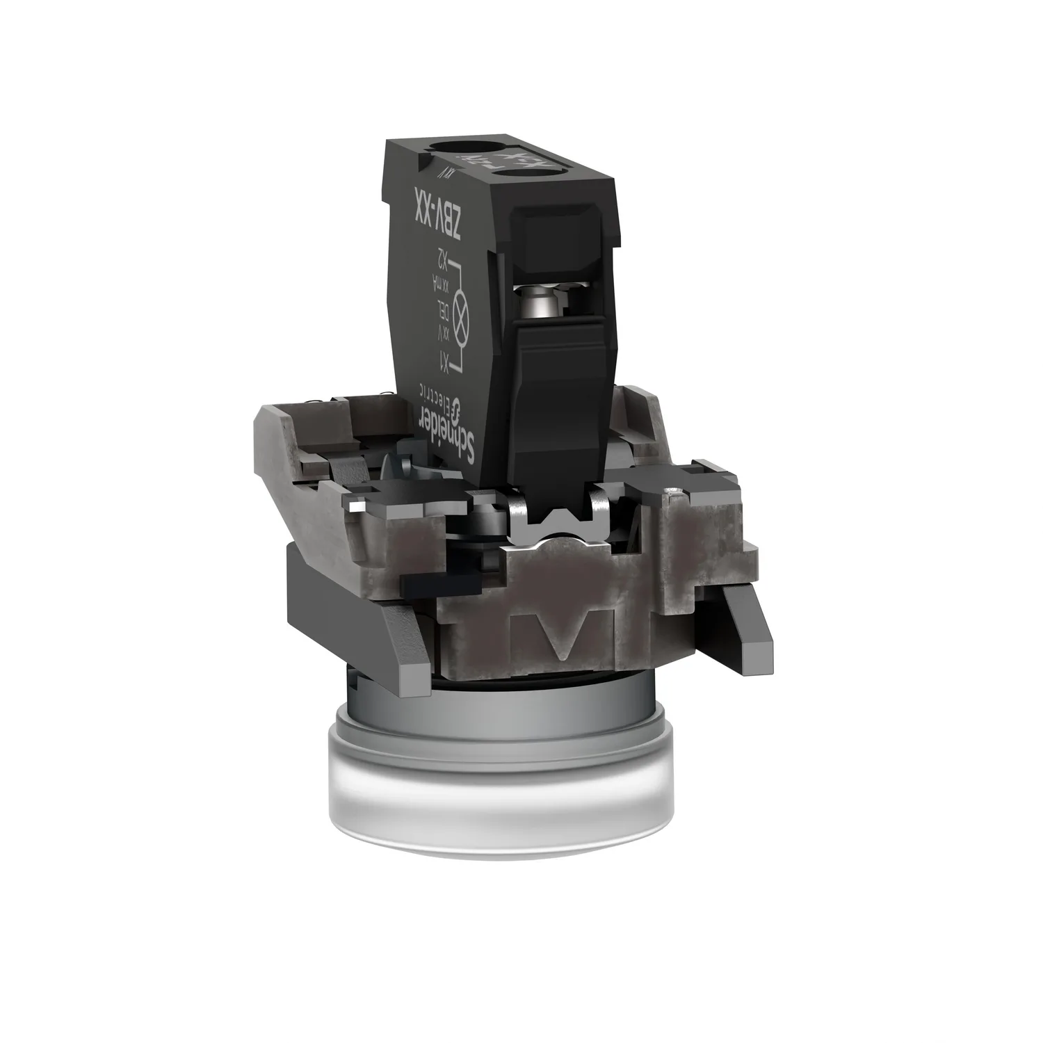 Control lamp; 22mm; Harmony XB4; Illumin: ZBVB; Ø22mm; IP66; white - 2
