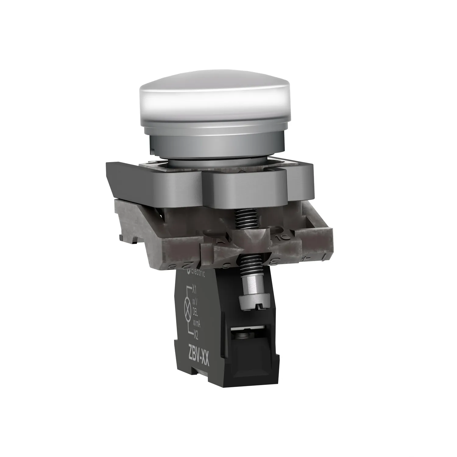 Control lamp; 22mm; Harmony XB4; Illumin: ZBVB; Ø22mm; IP66; white - 3