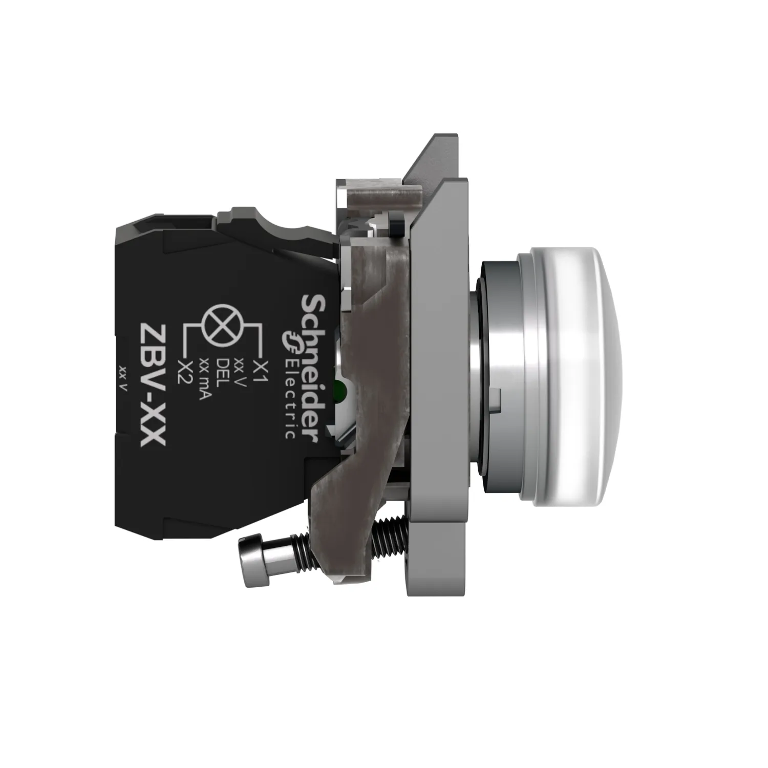 Control lamp; 22mm; Harmony XB4; Illumin: ZBVB; Ø22mm; IP66; white - 4