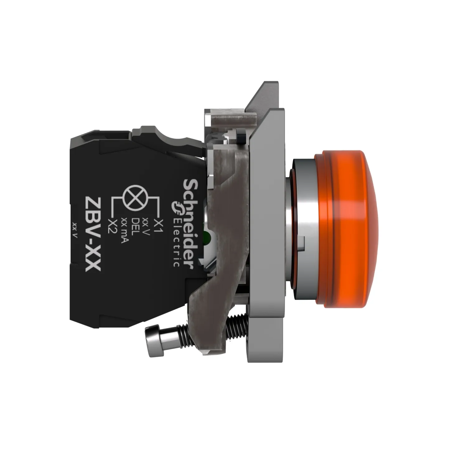 Control lamp; 22mm; Harmony XB4; Illumin: ZBVB; Ø22mm; IP66; orange - 3