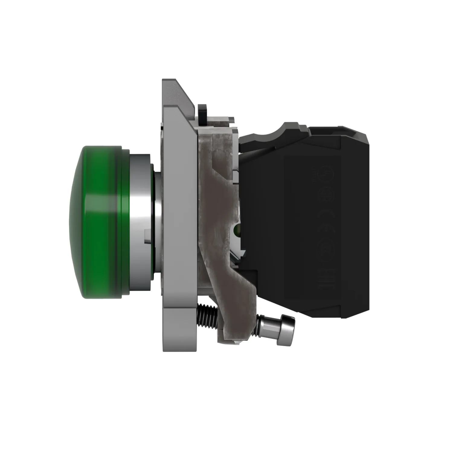 XB4BVM3 - İkaz lambası; 22mm; Harmony XB4; Aydınlatma: ZBVM; Ø22mm; IP66; yeşil - 6