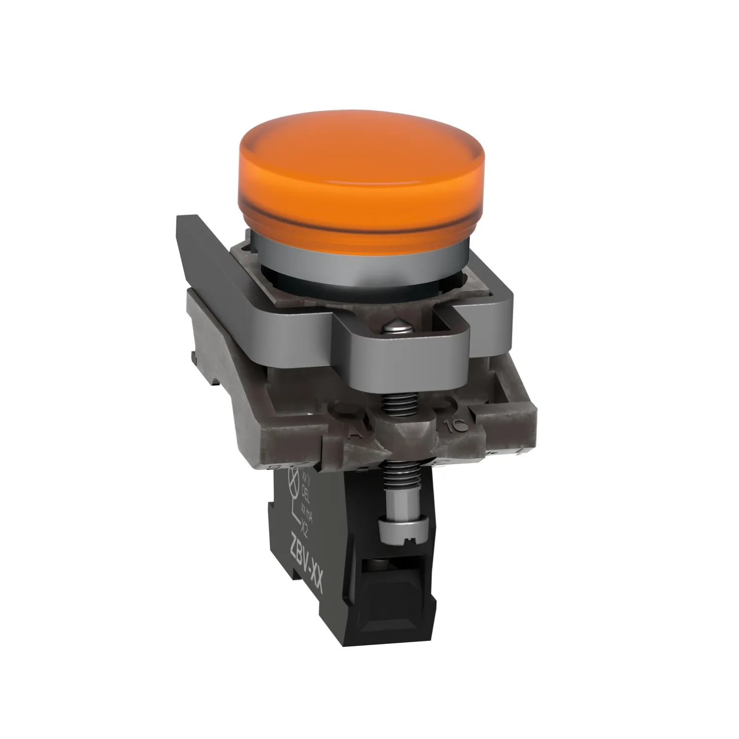 Control lamp; 22mm; Harmony XB4; Illumin: ZBVM; Ø22mm; IP66; orange - 2