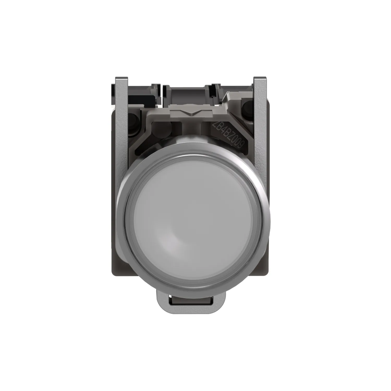 Schalter: Druck; 22mm; Stab.Pos: 1; NC + NO; weiss; LED; 24V; IP66 - 2