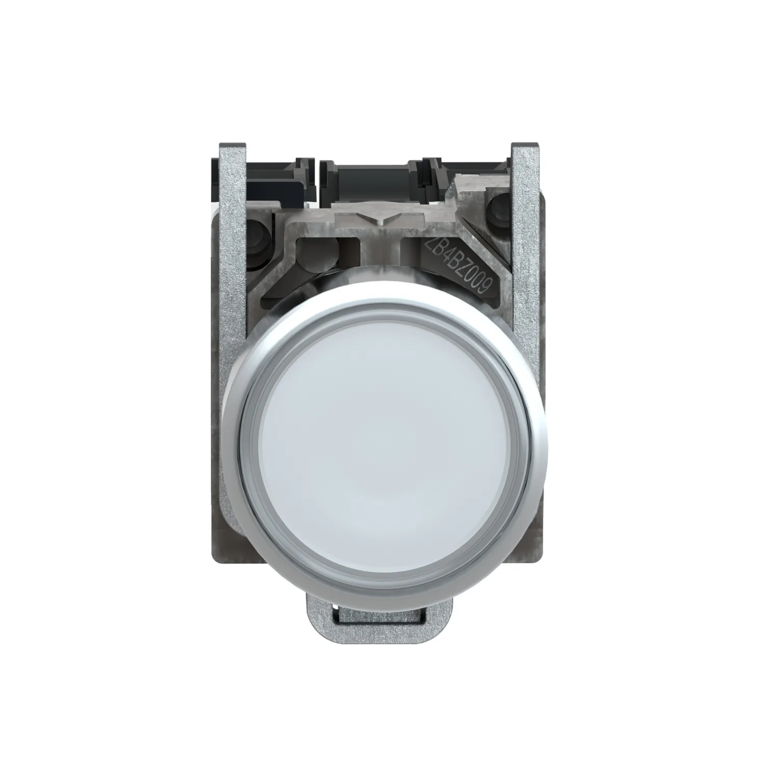 Switch: push-button; 22mm; Stabl.pos: 1; NC + NO; white; LED; 230V - 2