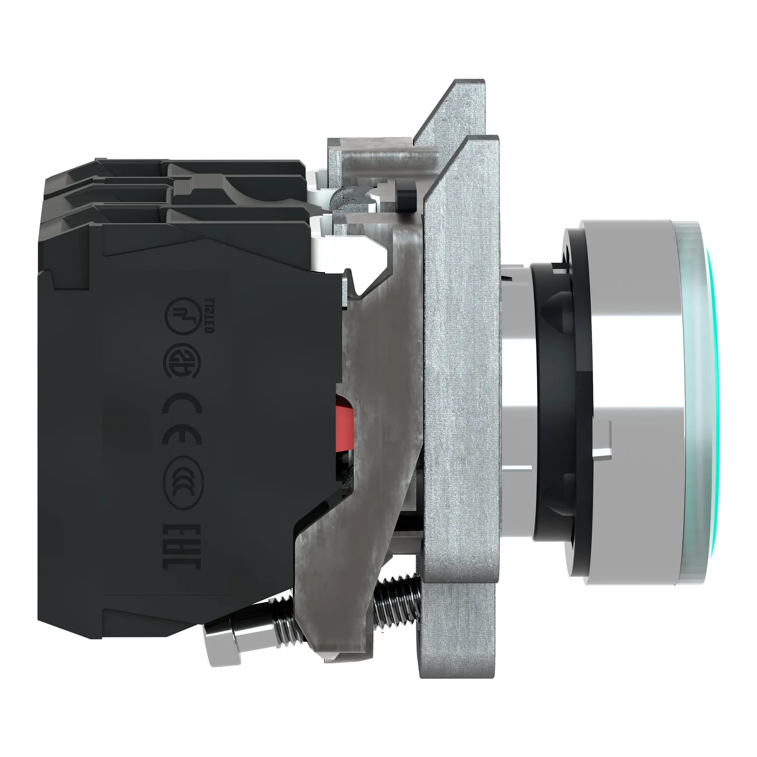 XB4BW3365 - Anahtar: basmalı buton; 22 mm; Kalıcı kon., pozisyon: 1; NC + NO; yeşil; 0÷250V - 2