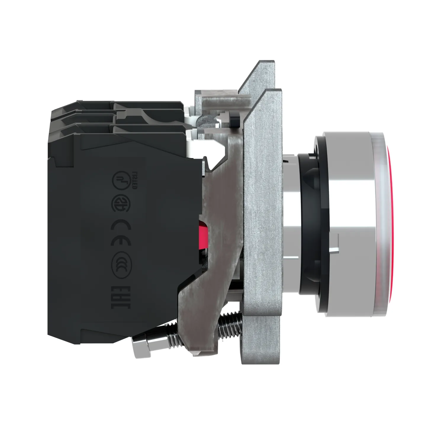 XB4BW34B5 - Şalter: basmalı buton; 22mm; Sabit poz: 1; NC + NO; kırmızı; LED; 24V; IP66 - 2