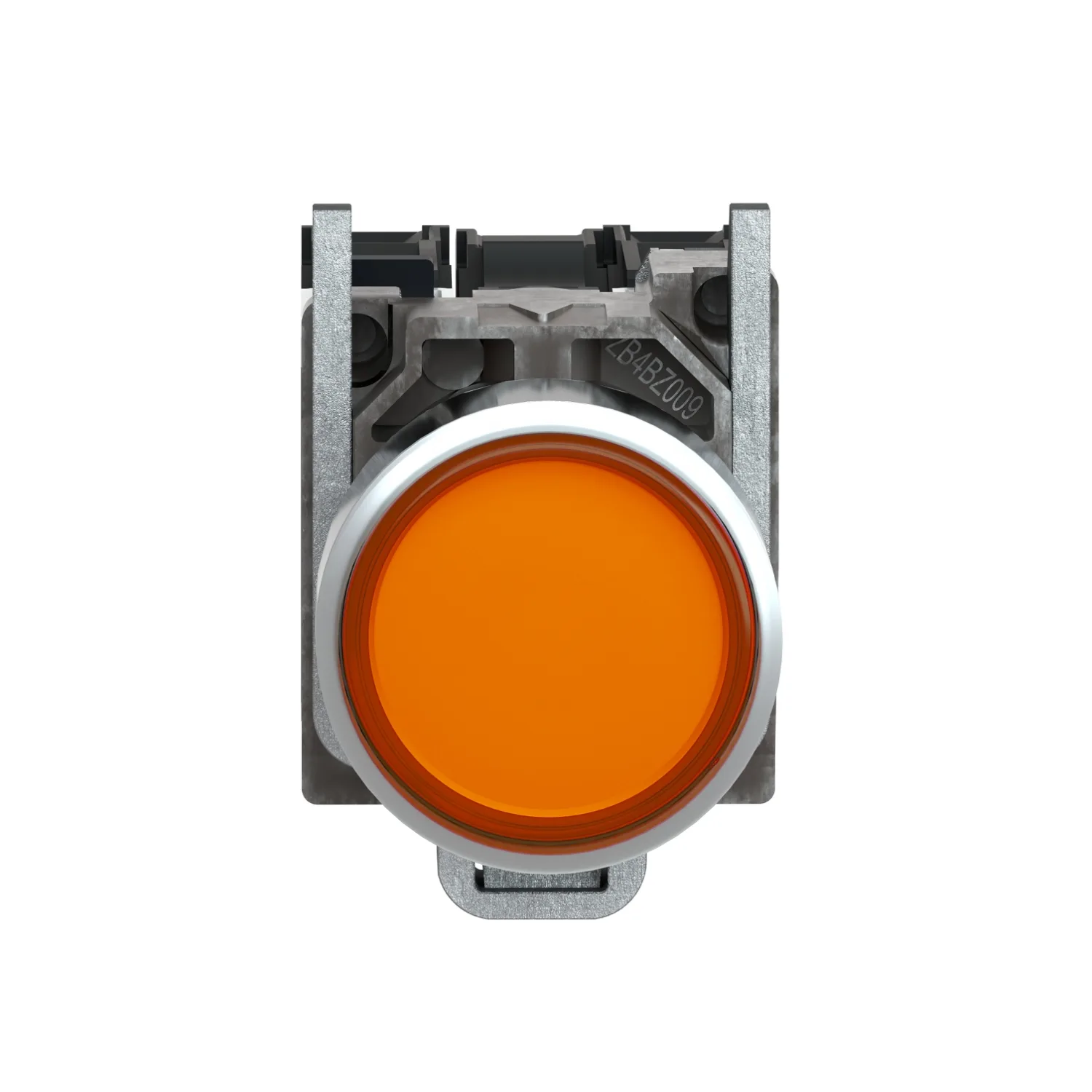 Commutateur: bouton-poussoir; 22mm; Pos.stab: 1; NC + NO; orange - 4
