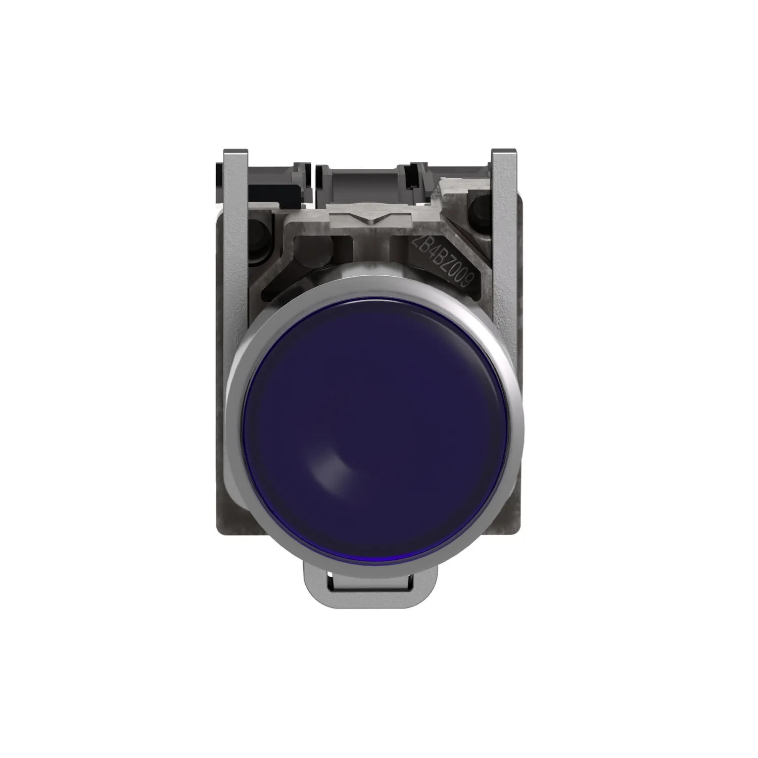 Switch: push-button; 22mm; Stabl.pos: 1; NC + NO; blue; LED; 230V - 4