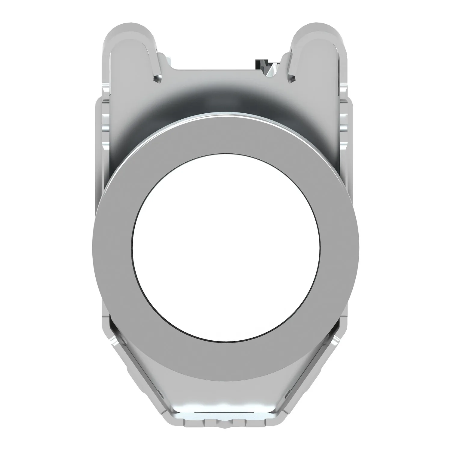 Schneider XB4FA11 - Harmony XB4 - bouton poussoir à impulsion - flush - blanc - 1F - vis étr