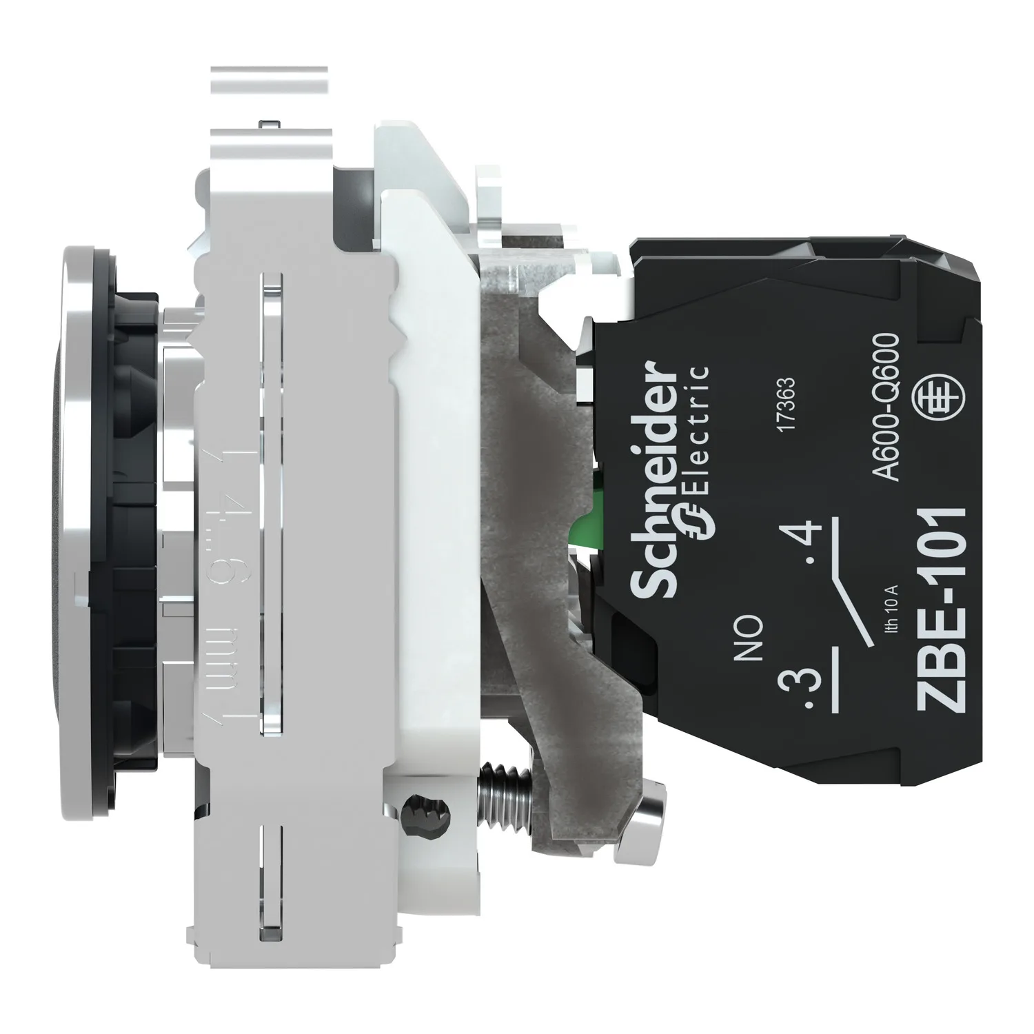 Schneider XB4FA21 - XB4FA21 - Yaylı buton Siyah 1 NA