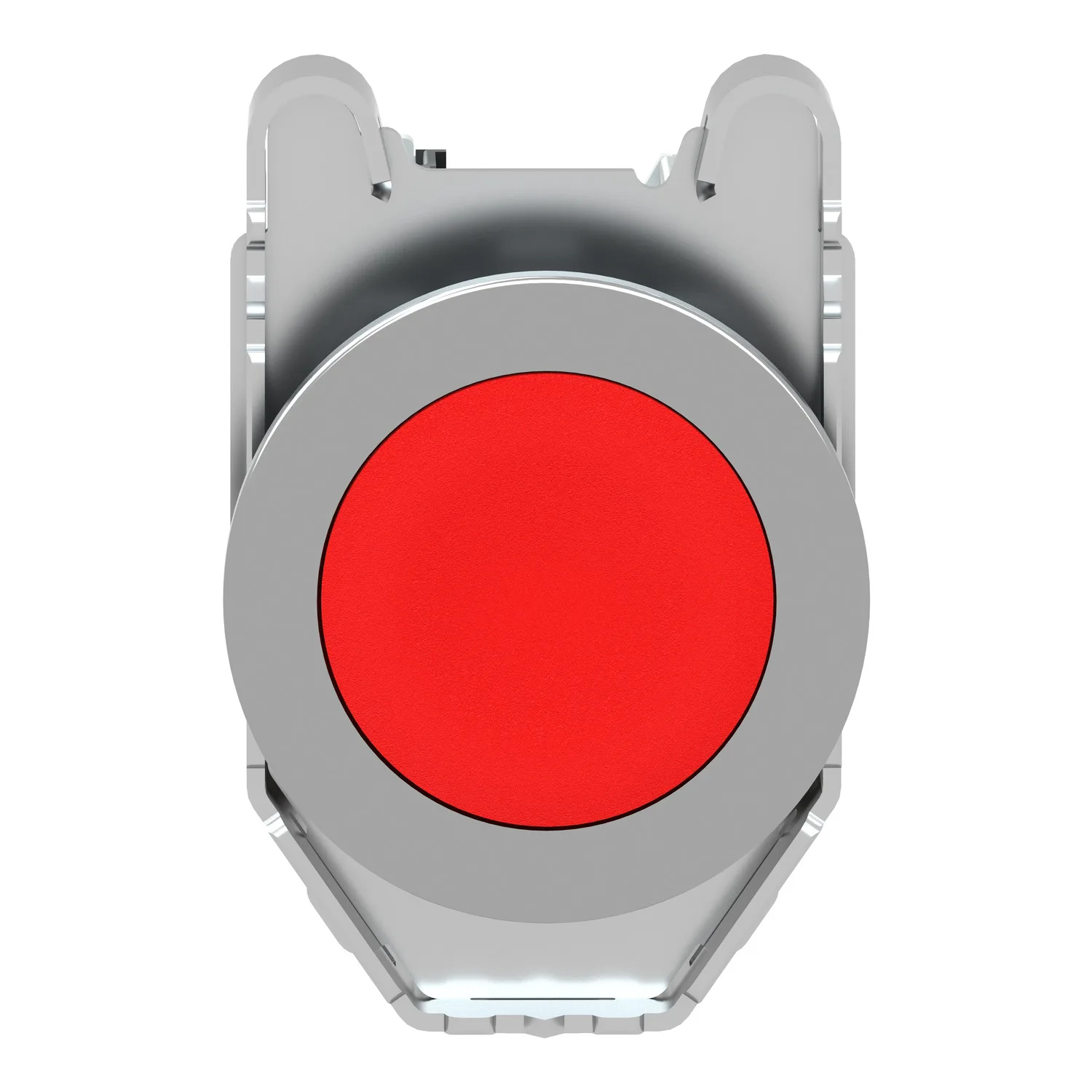 Drucktaster, Harmony XB4F, Metall, 30mm, rot, unbeschriftet, tastend, Schraubklemme, 1Ö - 2