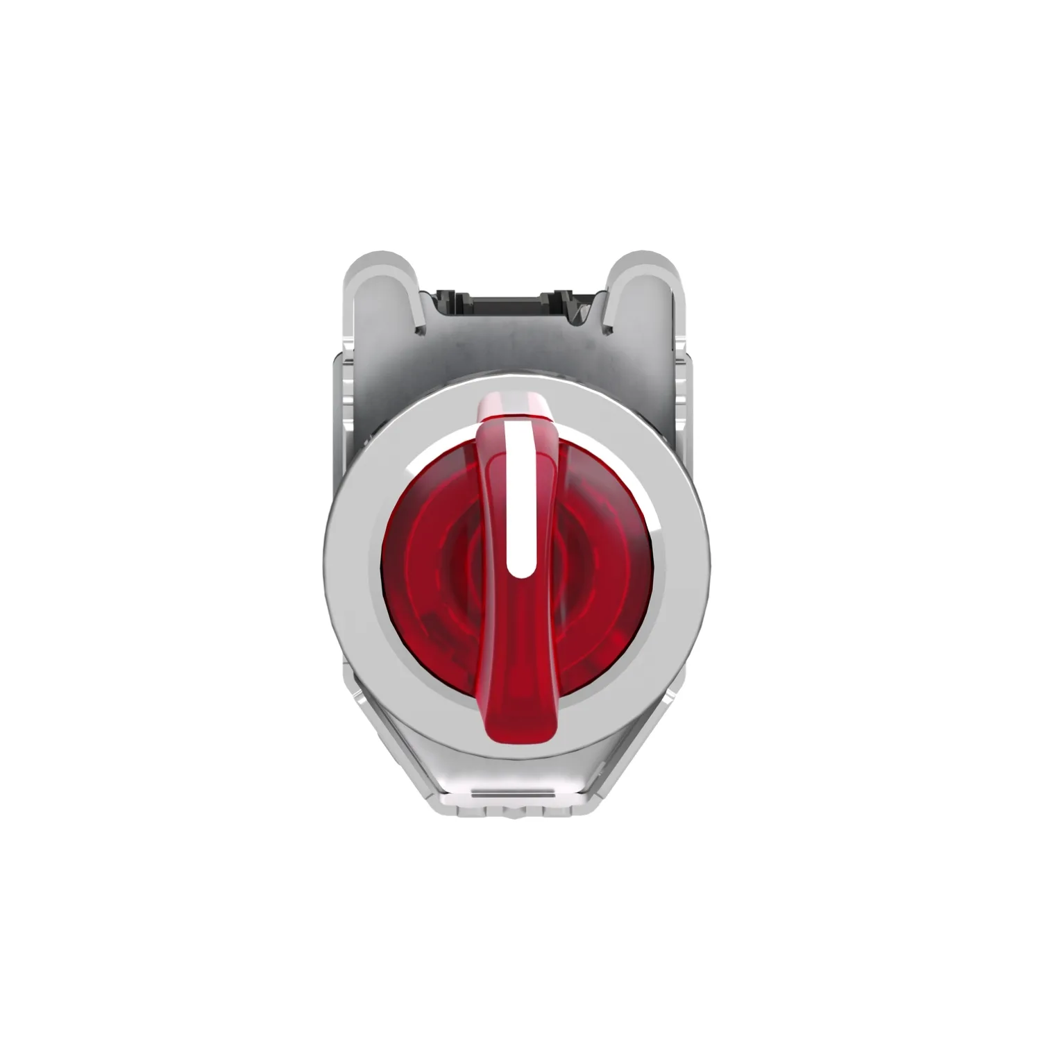 XB4FK134B5 - Işıklı, Mandal buton LED 24 VAC /DC Kırmızı 1NA+1NK - 6