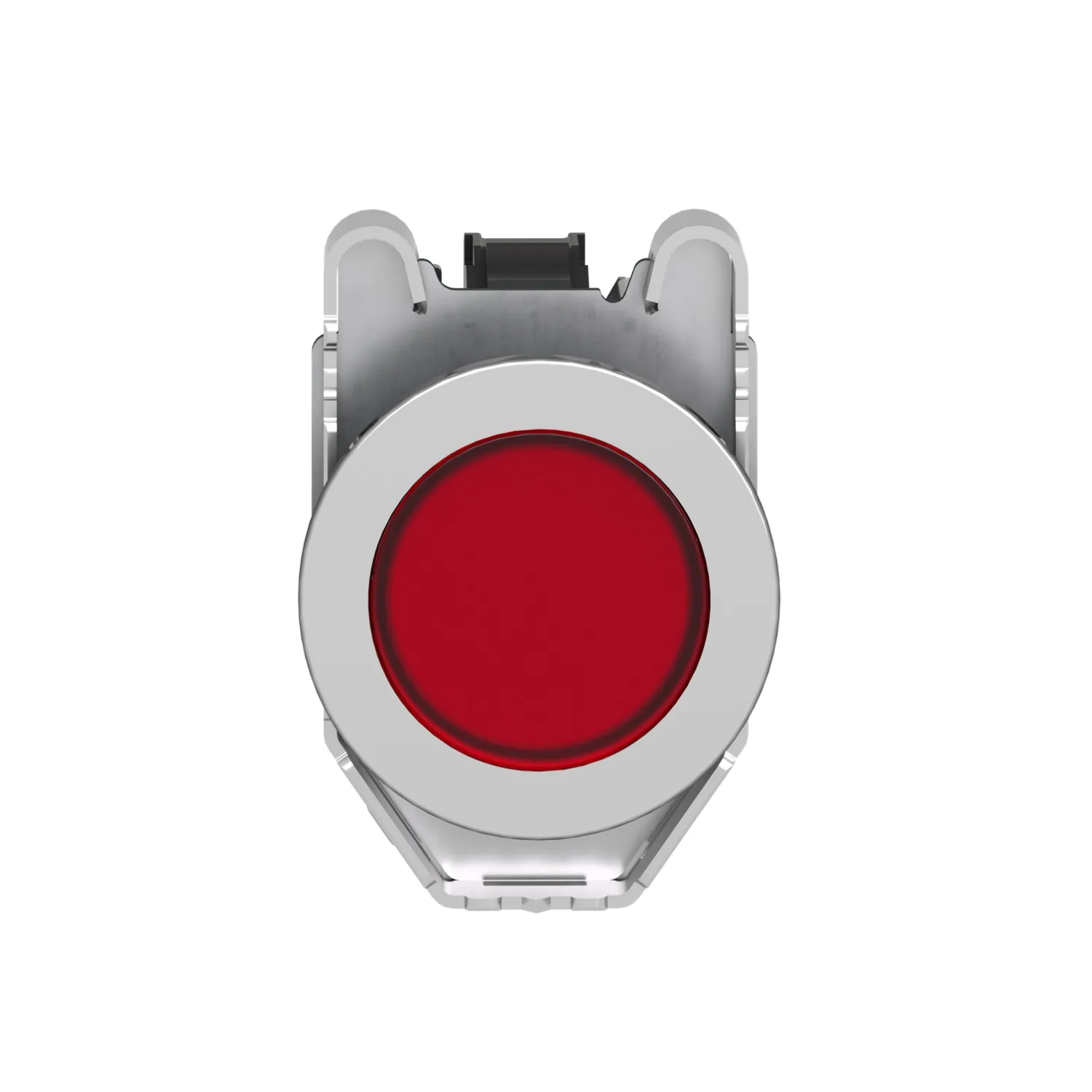 Leuchtmelder, Harmony XB4F, Metall, 30mm, rot, universelle LED, glatte Kalotte, Schraubklemme, 24V ACDC - 3