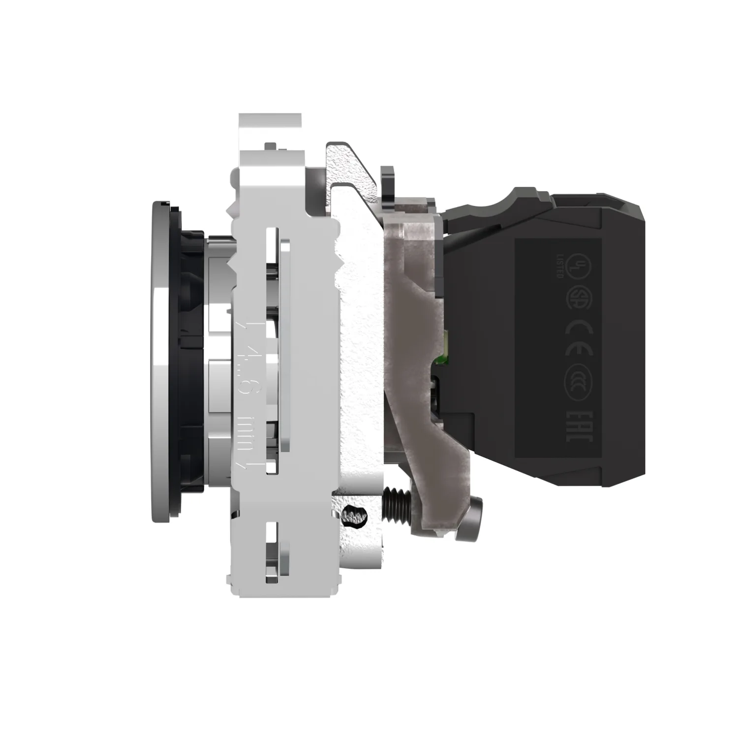 Harmony XB4 - voyant lumineux DEL - flush - bleu - 24V - vis étrier - 4