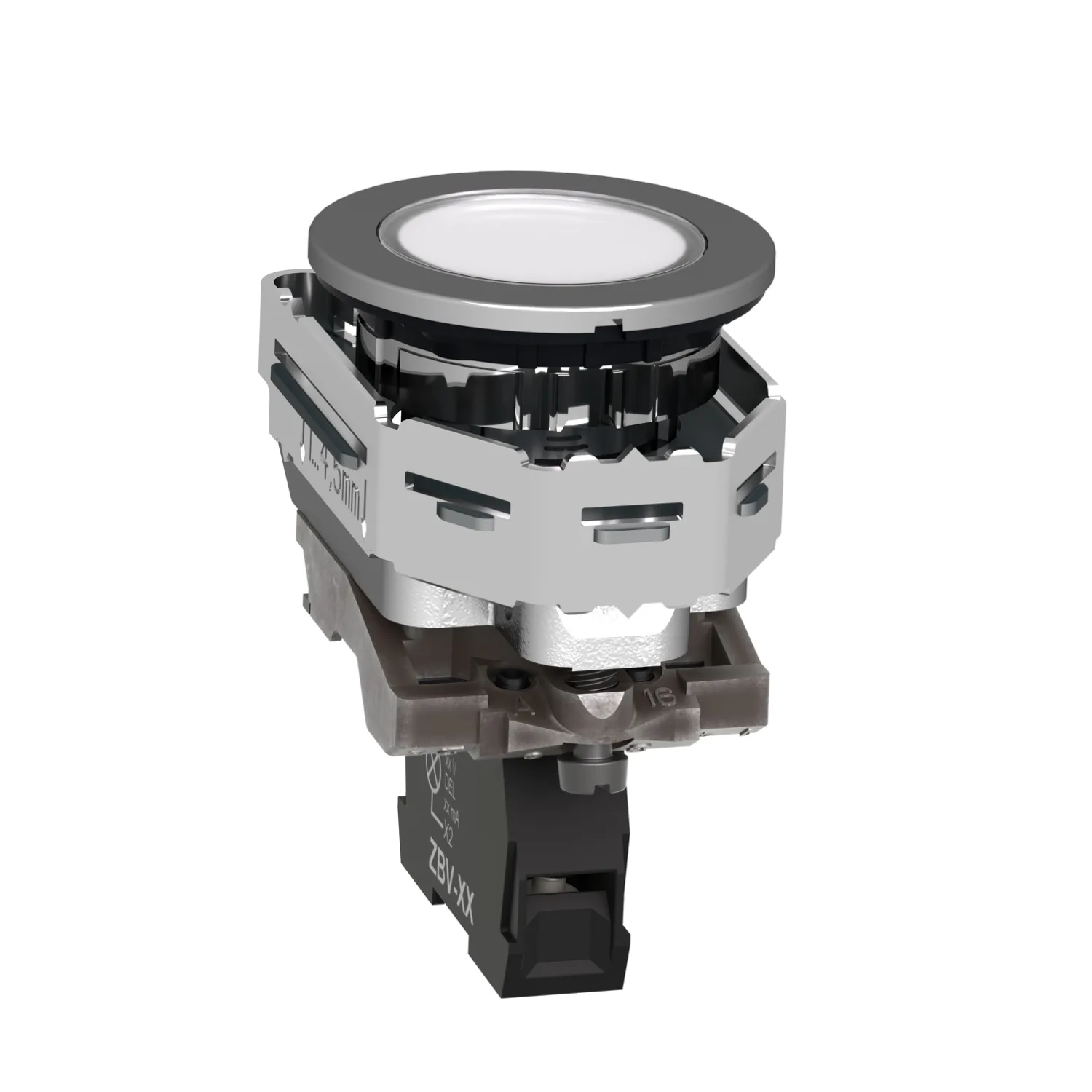 Schneider XB4FVM1 - Sinyal lambaları LED”li 230 V AC Beyaz