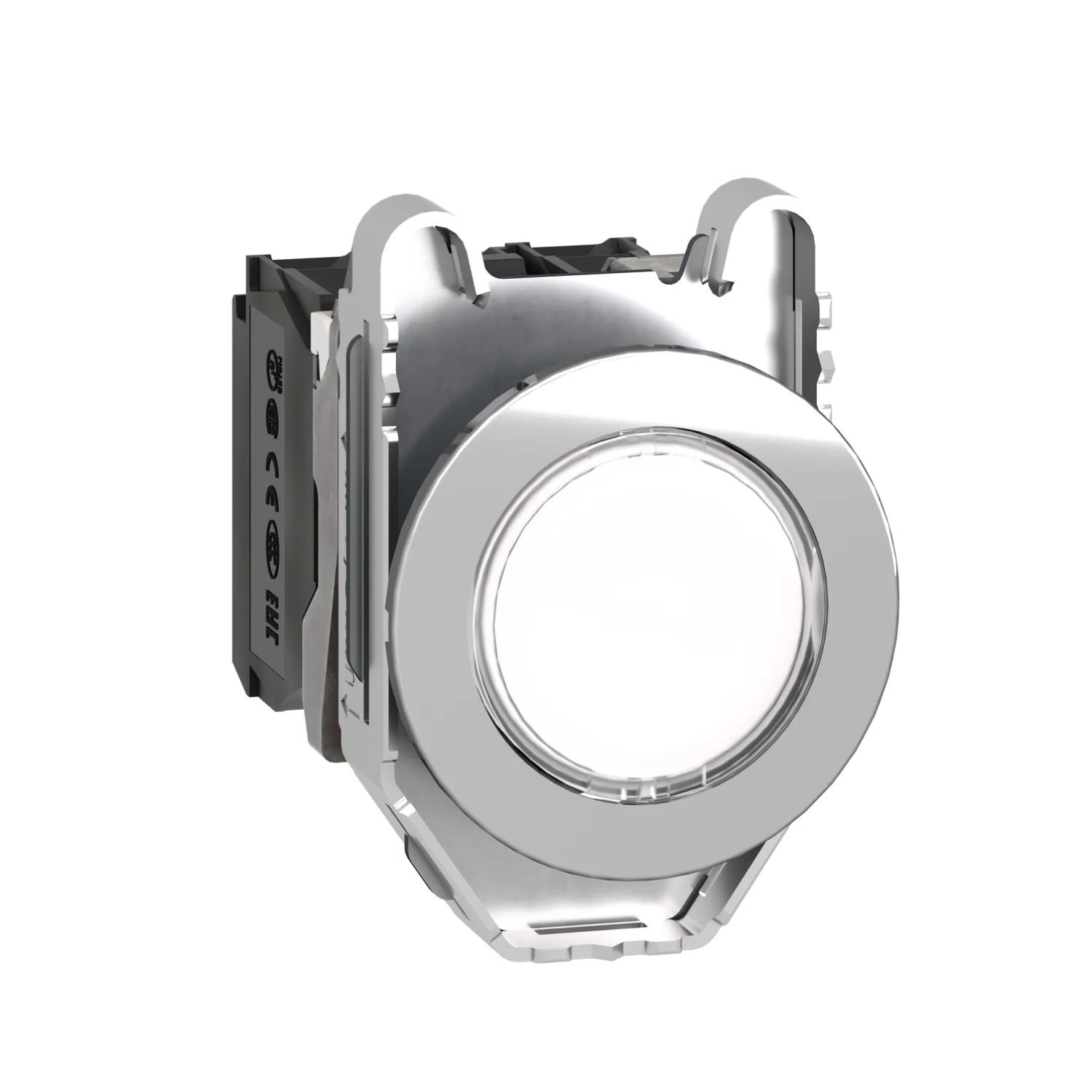 Schneider XB4FW31B5 - Illuminated, spring return push-buttons LED 24 VAC /DC White 1 NA+1 NC