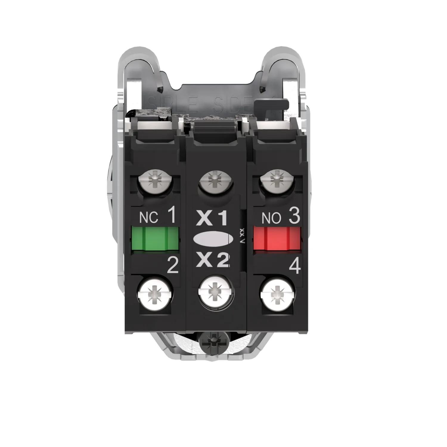 XB4FW34B5 - Işıklı, yaylı butonlar LED 24 VAC /DC Kırmızı 1 NA+1 NK - 6