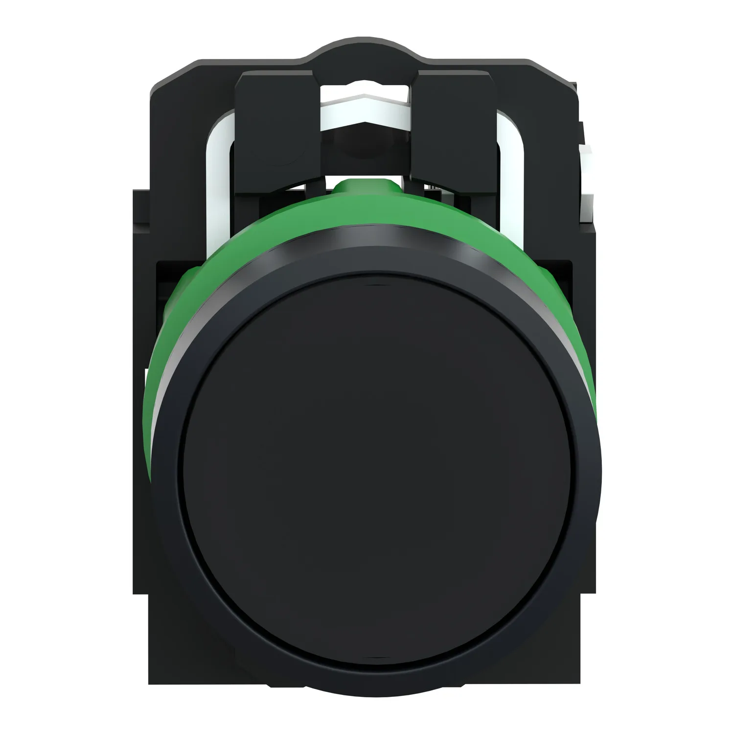 Commutateur: bouton-poussoir; 22mm; Pos.stab: 1; NO; noir; manque - 2