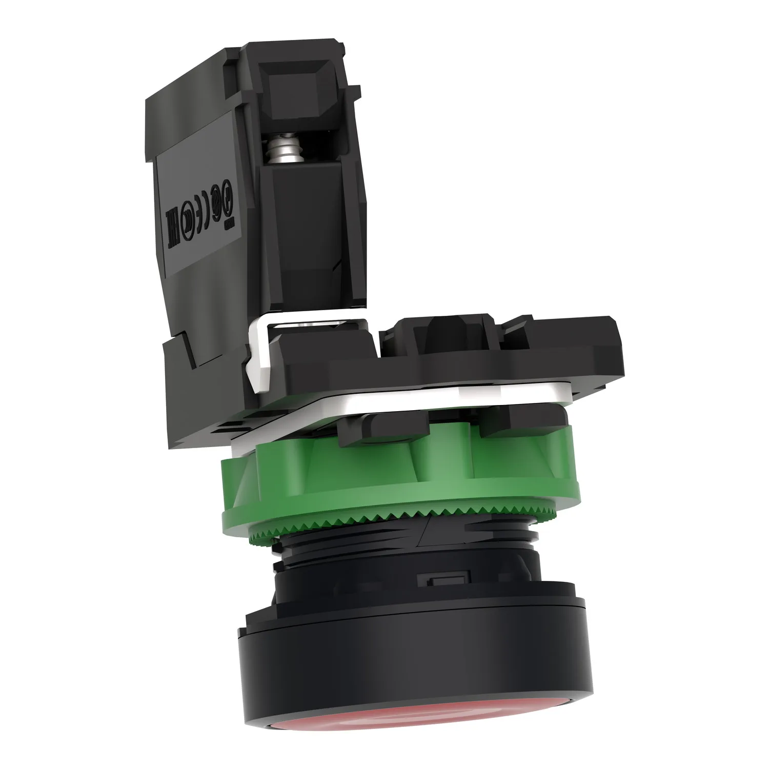 Schalter: Druck; 22mm; Stab.Pos: 1; NC; rot; Fehlen; 3A/240VAC; IP66 - 4