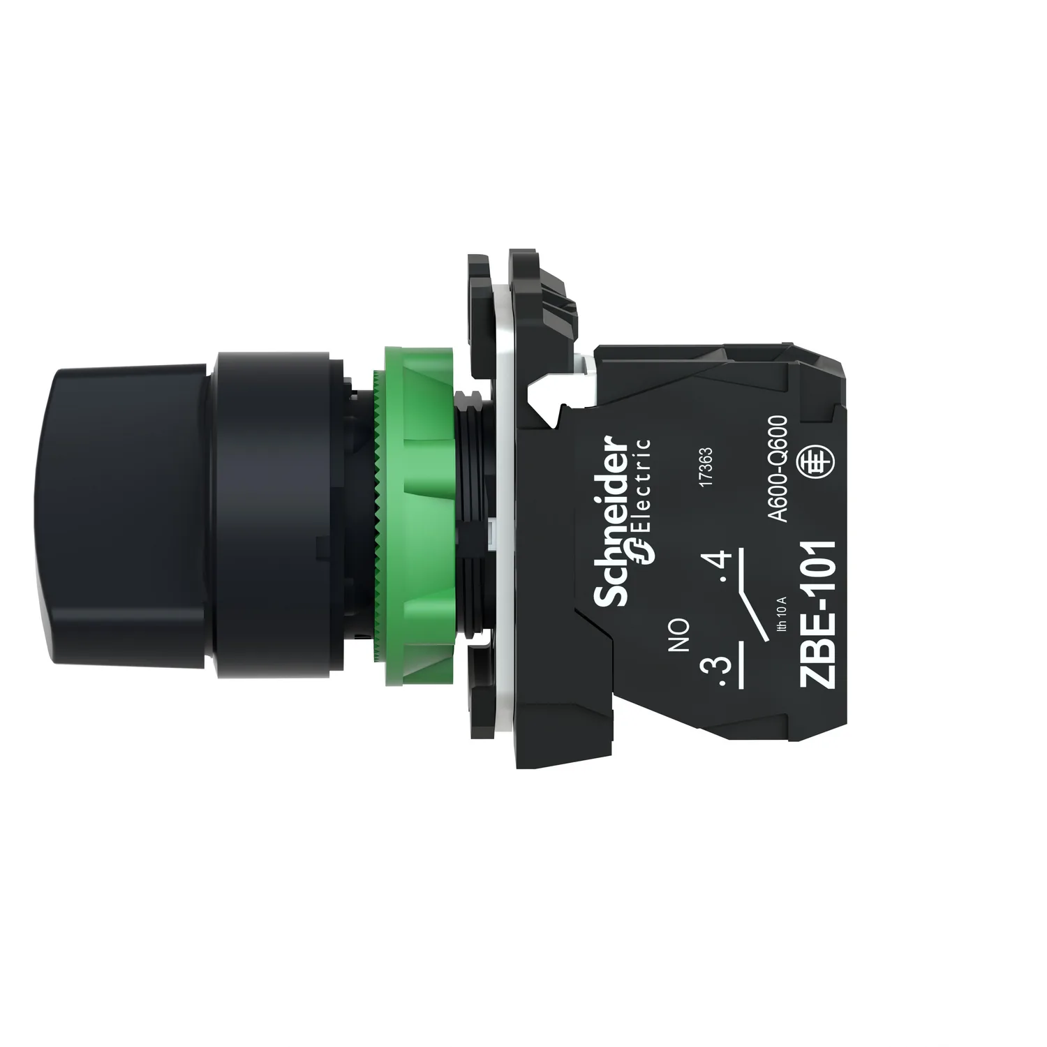 XB5AD21 - Şalter: döner; 22mm; Sabit poz.: 2; NA; siyah; yok; 3A/240VAC; IP66 - 3