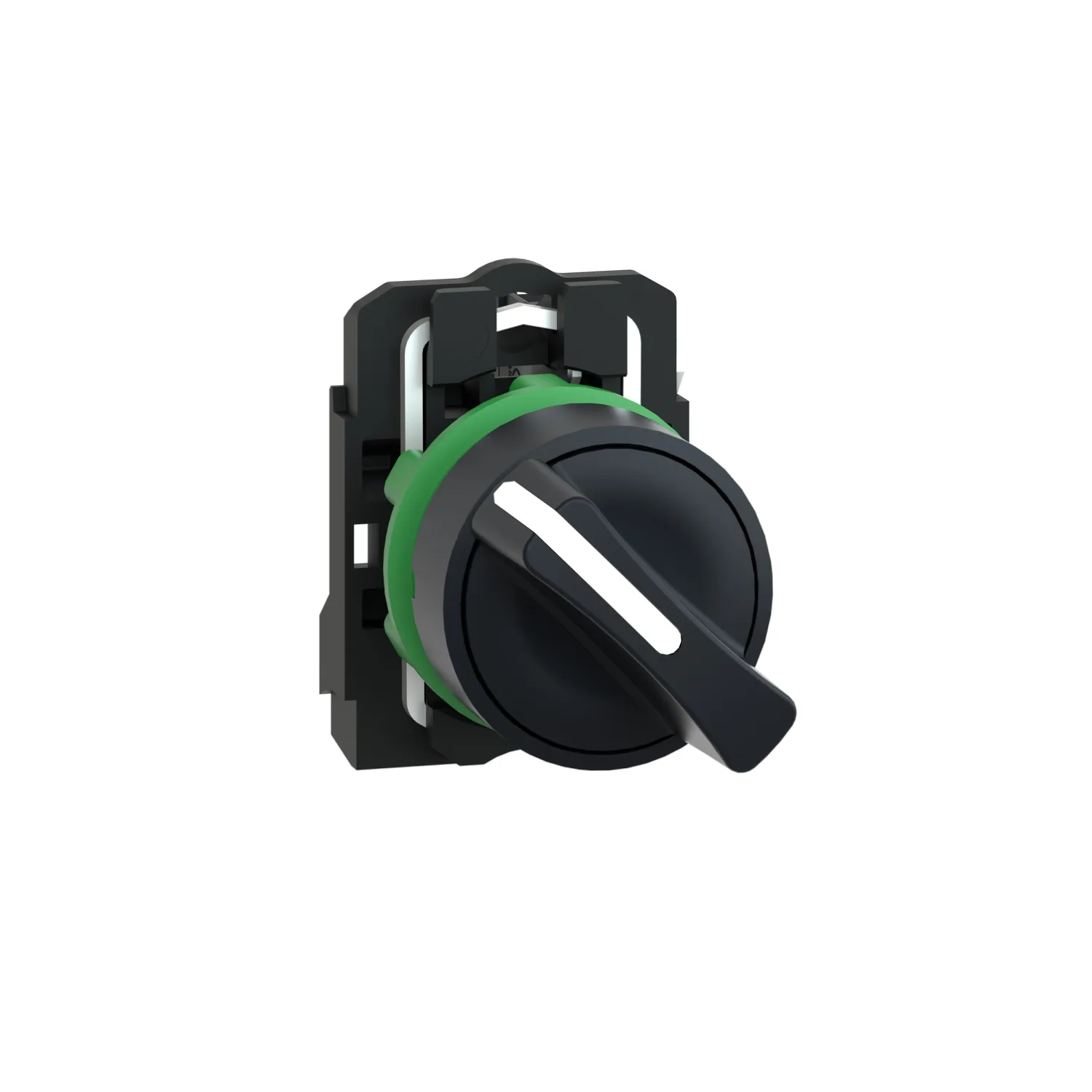 Schneider XB5AD21 - Şalter: döner; 22mm; Sabit poz.: 2; NA; siyah; yok; 3A/240VAC; IP66