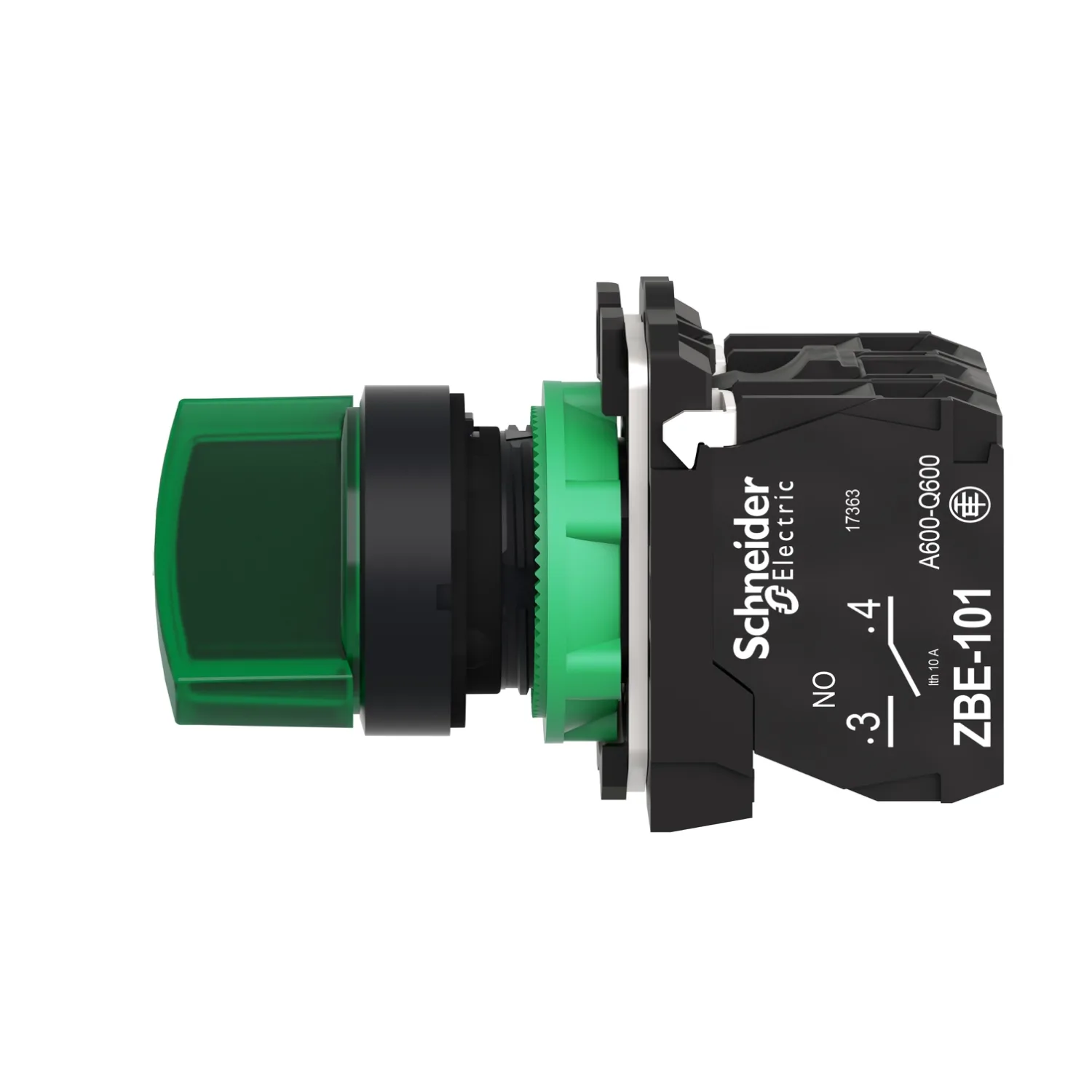 XB5AK123B5 - Anahtar: döner; 22mm; Sabit poz: 2; NC + NO; yeşil; LED; 24V; IP66 - 5