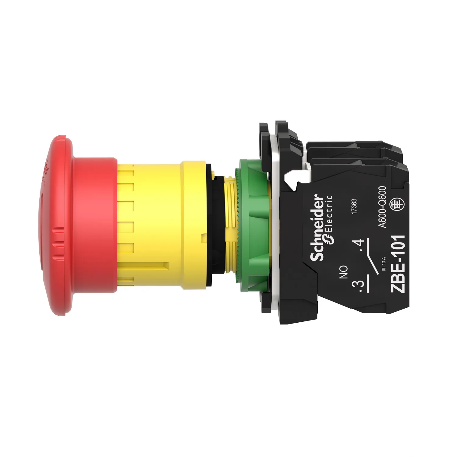 XB5AS8445 - Anahtar: acil durdurma; 22mm; Kalıcı poz.: 2; NK + NA; kırmızı; yok; IP66 - 2