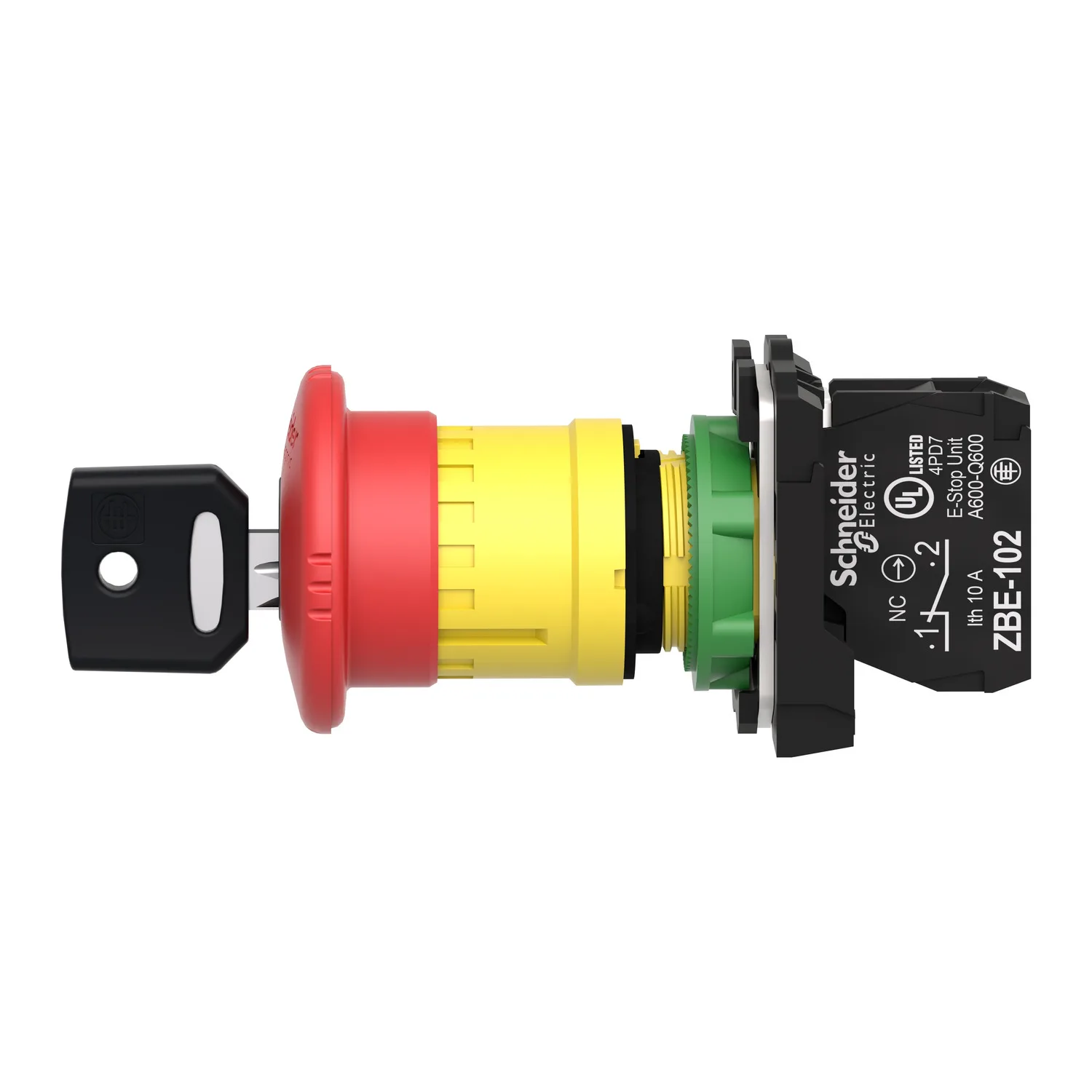 Harmony - bouton arrêt d'urgence à clé XB5 - rouge - 6