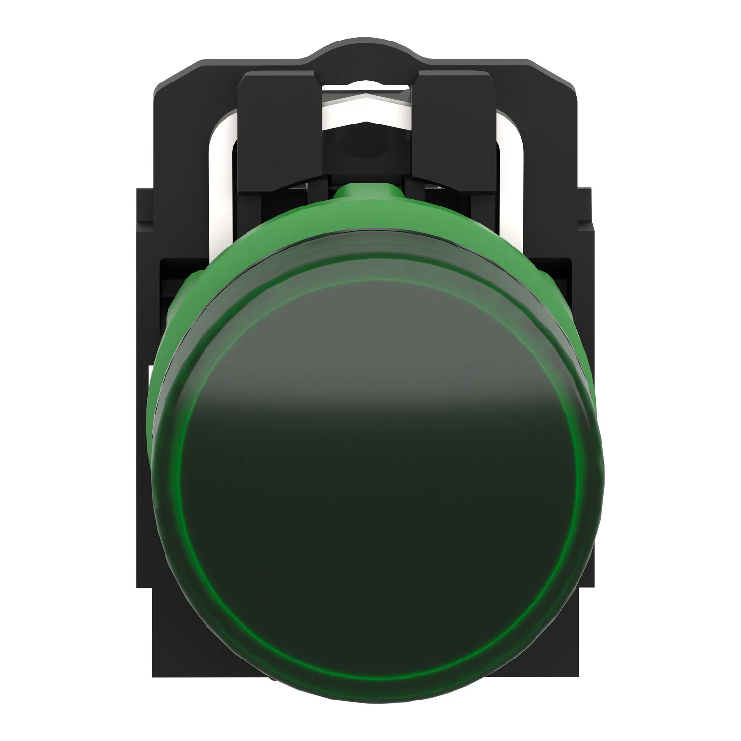 Harmony XB5, Sinyal lambası, plastik, yeşil, Ø22, BA9s ampul için düz lens, <= 250 V - 5