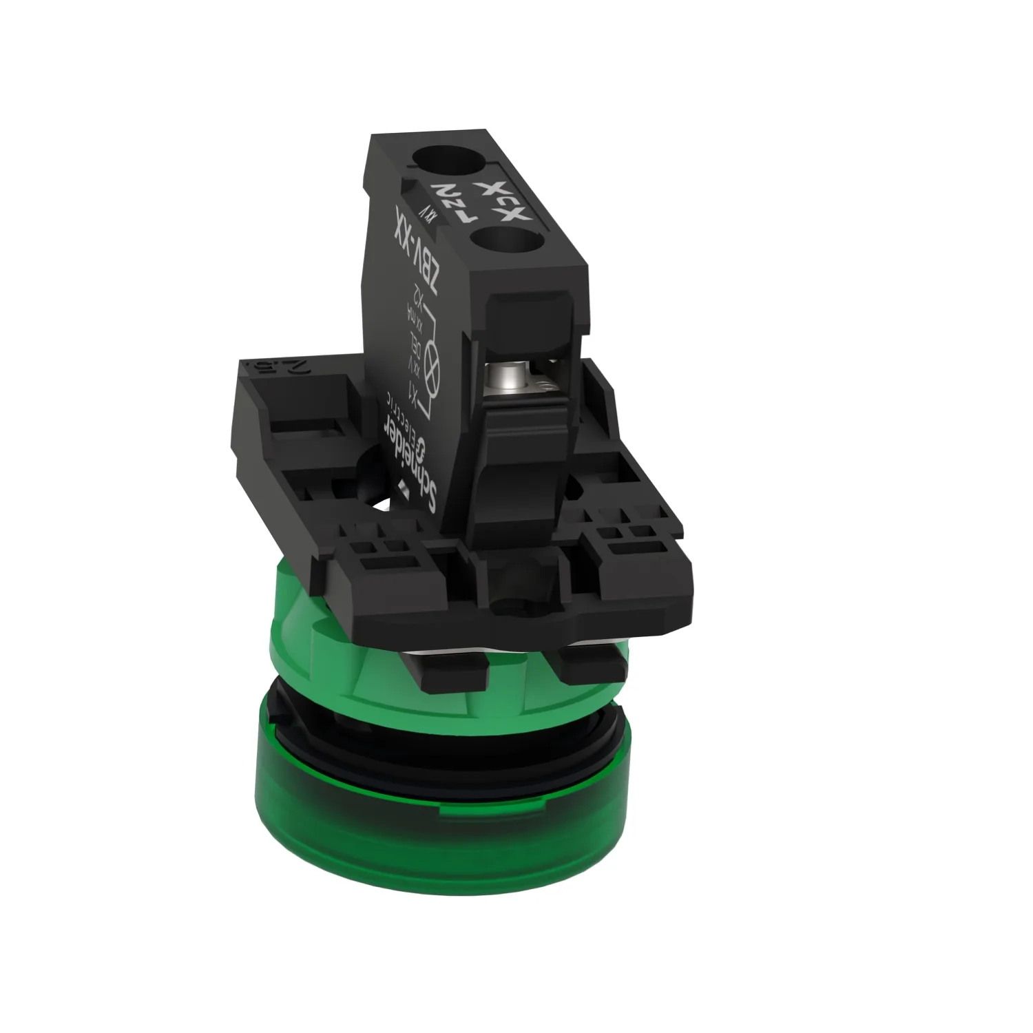 Control lamp; 22mm; Harmony XB5; Illumin: ZBVB; Ø22mm; IP66; green - 3