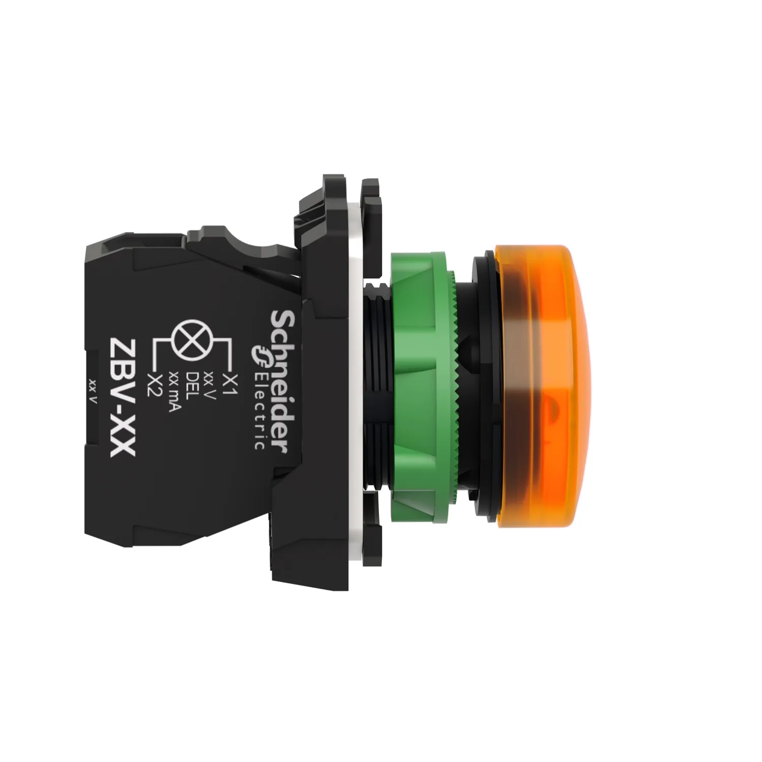 Control lamp; 22mm; Harmony XB5; Illumin: ZBVB; Ø22mm; IP66; orange - 2