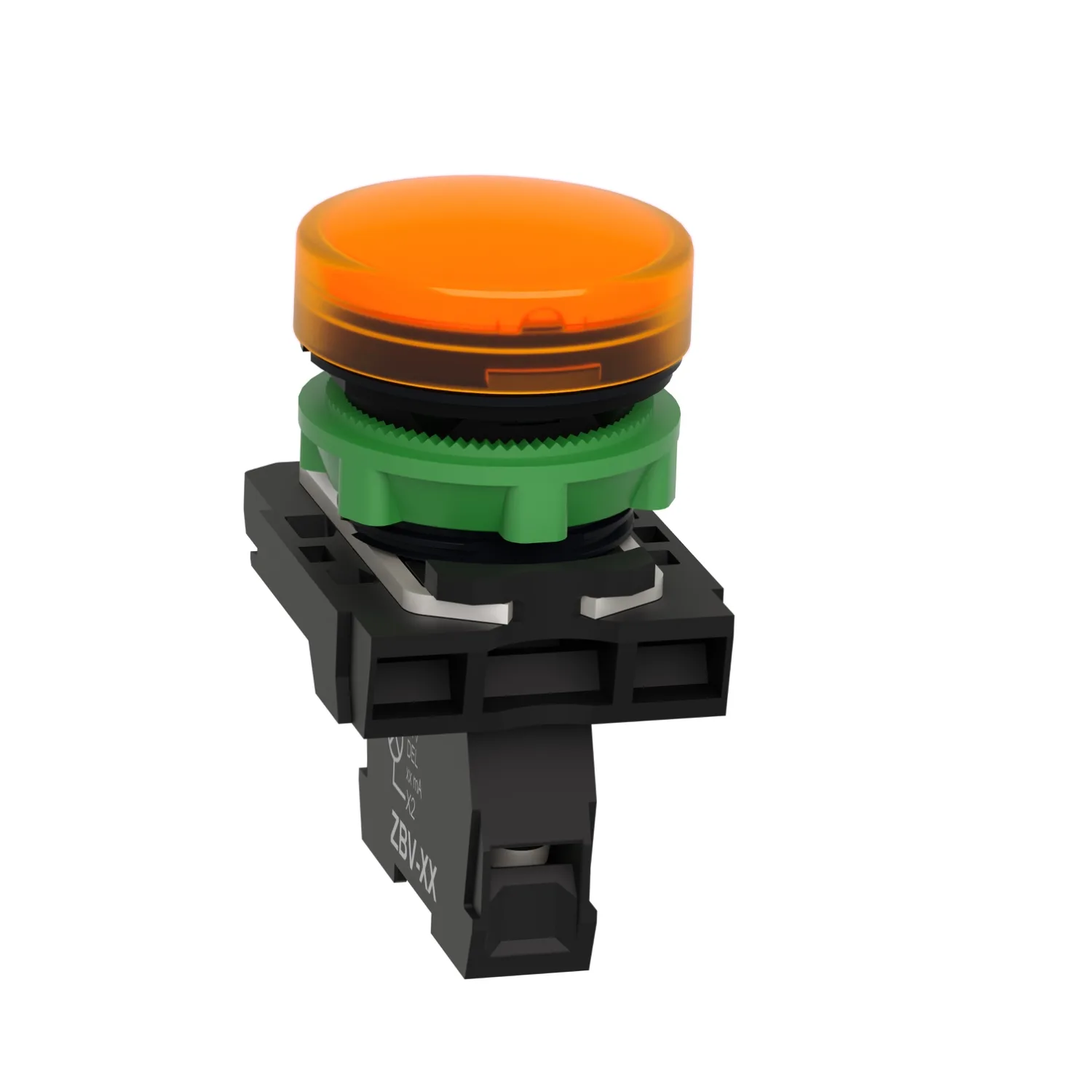 Control lamp; 22mm; Harmony XB5; Illumin: ZBVB; Ø22mm; IP66; orange - 3