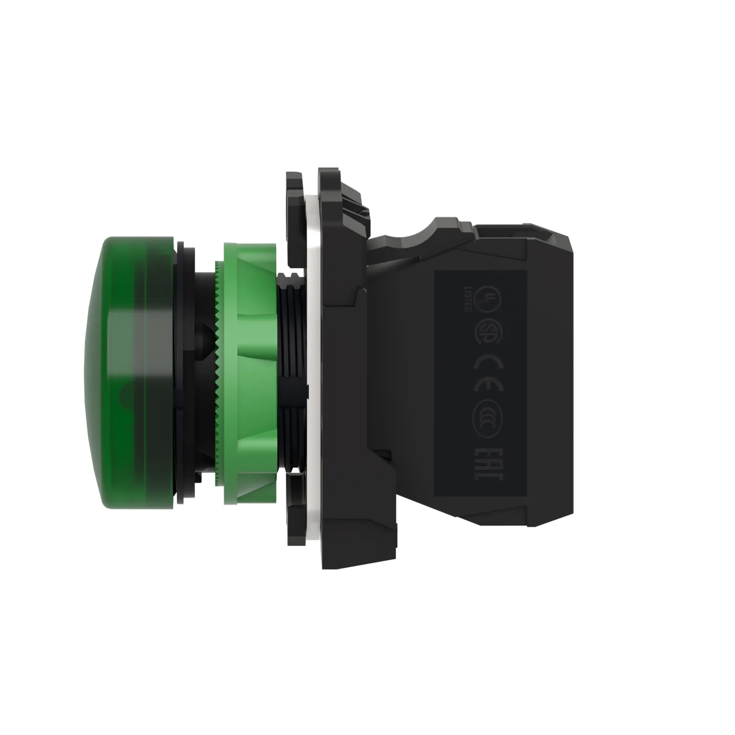 XB5AVM3 - İkaz lambası; 22mm; Harmony XB5; Aydınlatma: ZBVM; Ø22mm; IP66; yeşil - 2