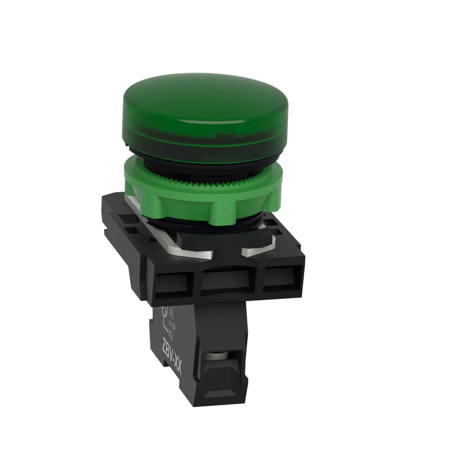 XB5AVM3 - İkaz lambası; 22mm; Harmony XB5; Aydınlatma: ZBVM; Ø22mm; IP66; yeşil - 5
