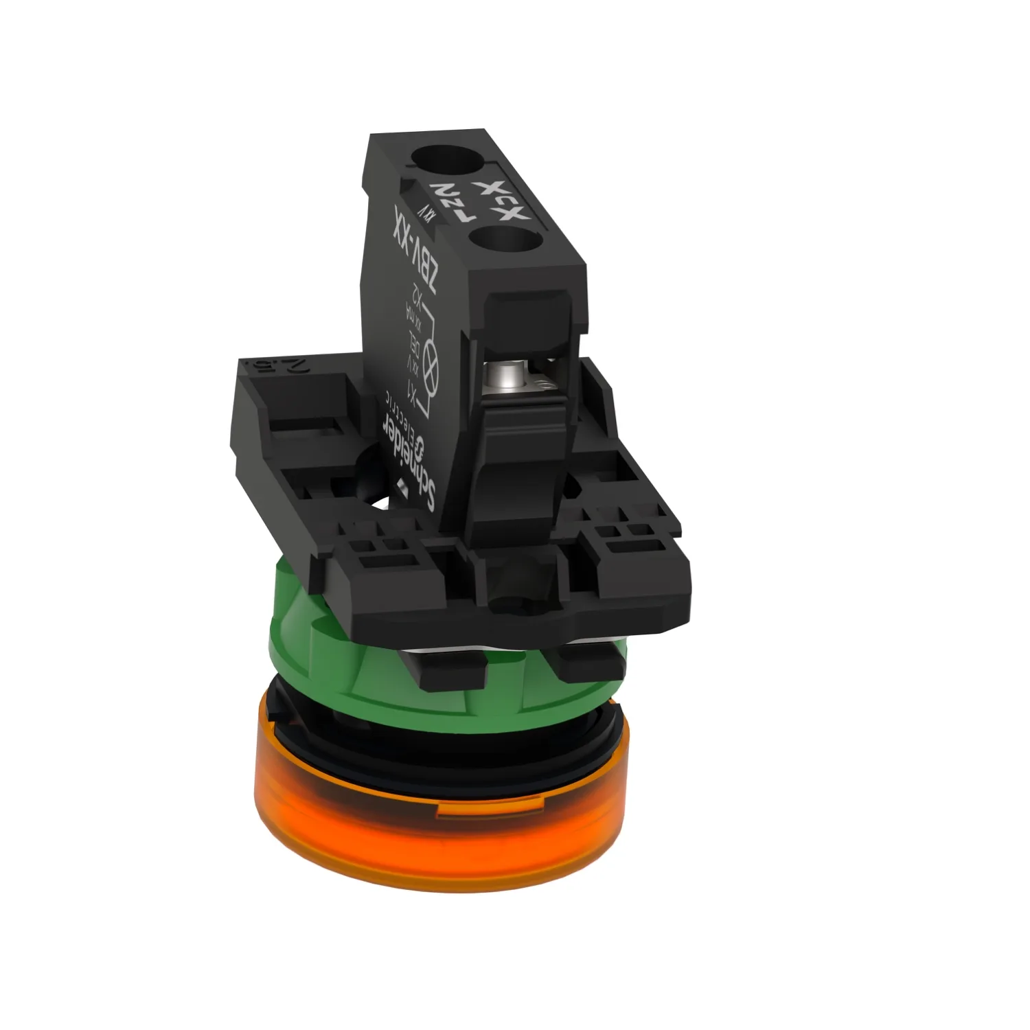 Kontrolllämpchen; 22mm; Harmony XB5; Bel: ZBVM; Ø22mm; IP66; orange - 5
