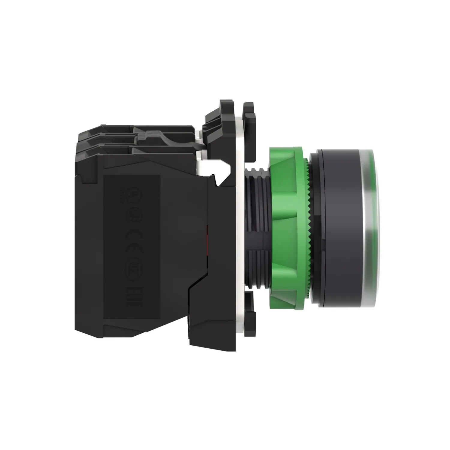 XB5AW33M5 - Anahtar: basmalı buton; 22mm; Kalıcı poz: 1; NK + NA; yeşil; LED; 230V - 3