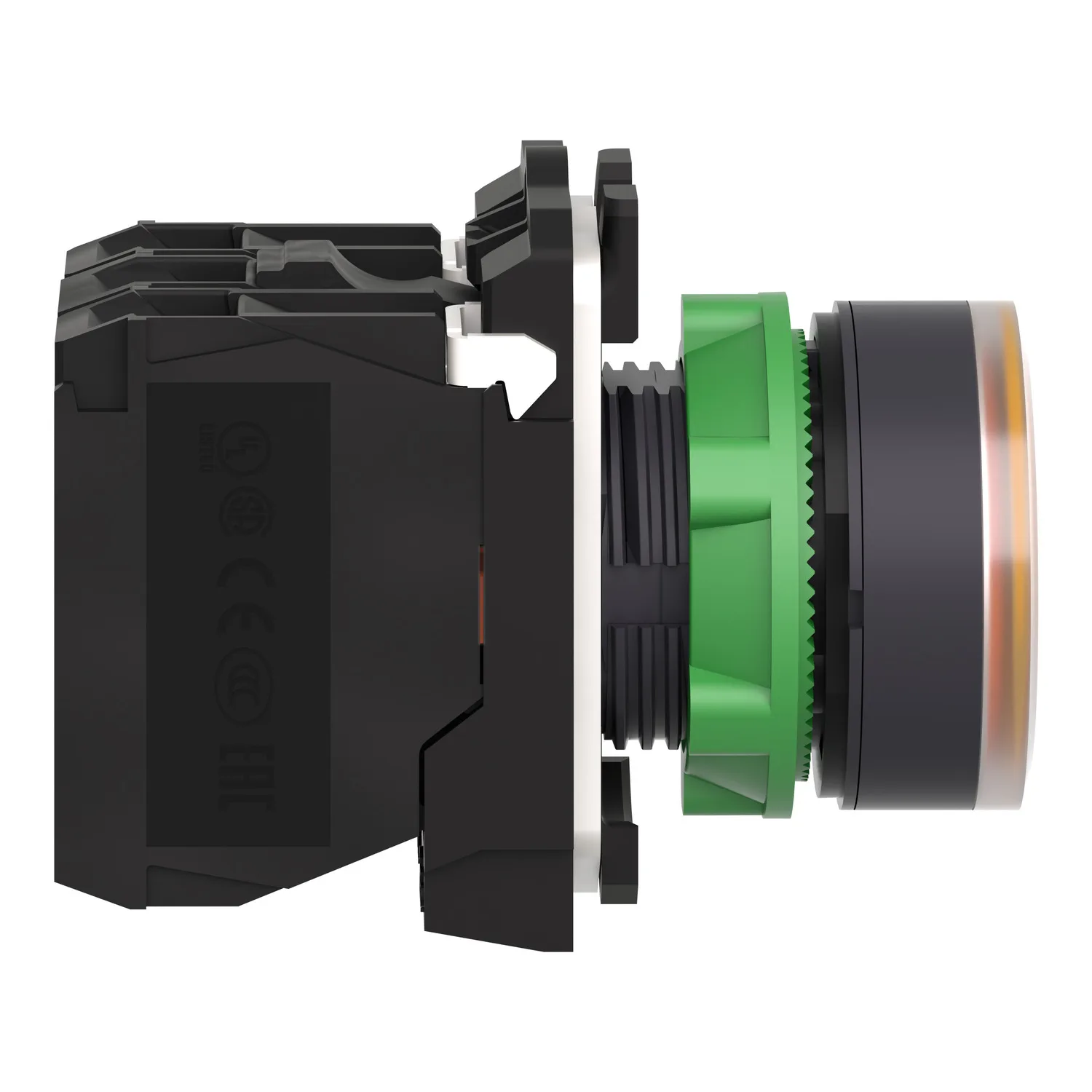 XB5AW35M5 - Şalter: basmalı buton; 22mm; Sabit poz: 1; NC + NO; turuncu; LED; 230V - 2